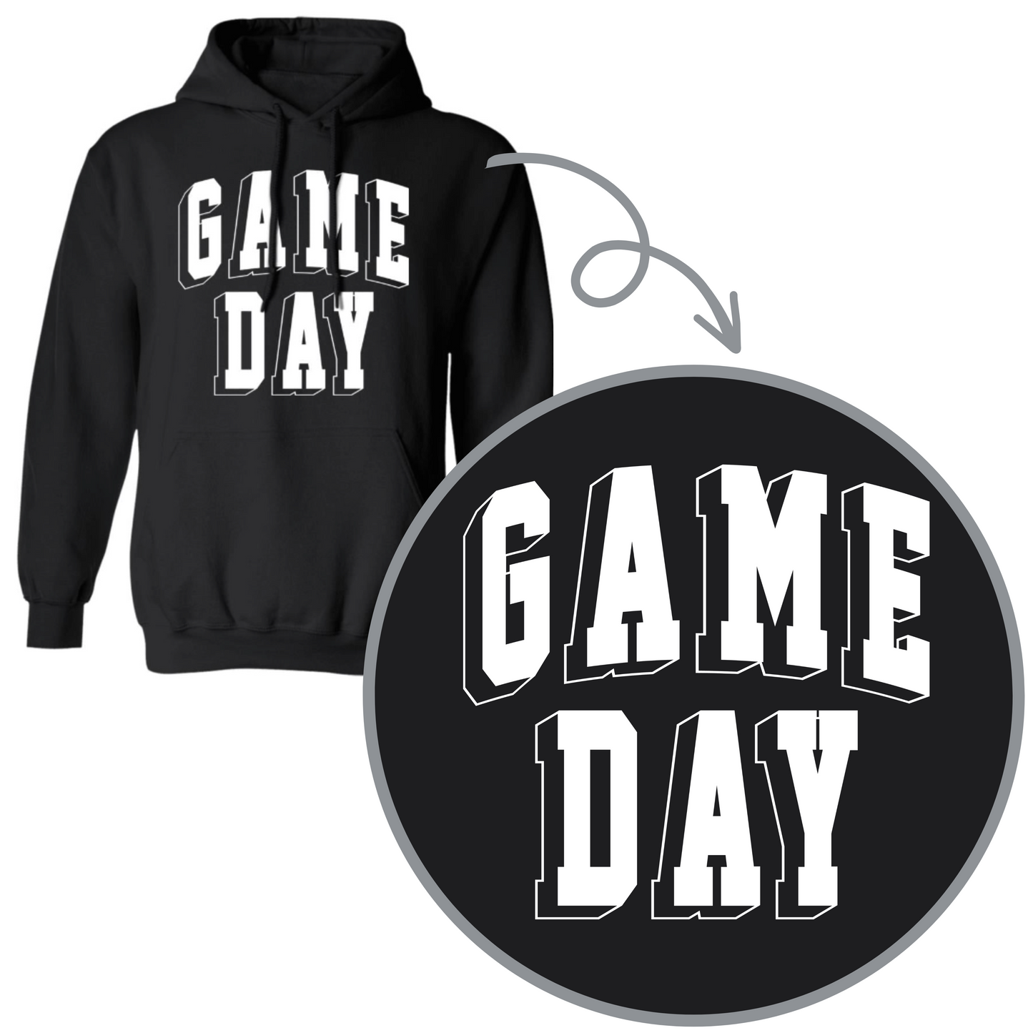 Game Day Hoodie- Adult Utility