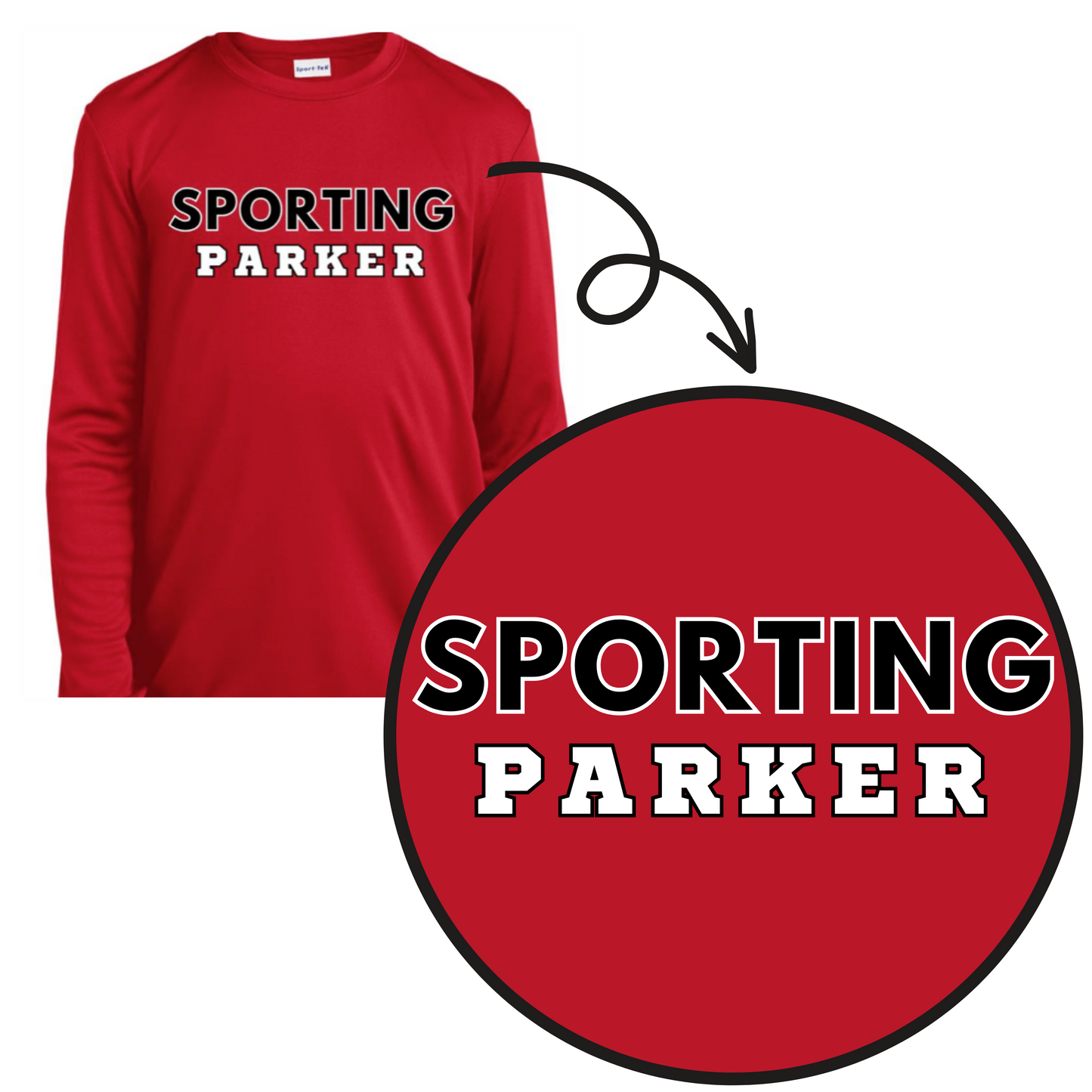 Sporting Parker- Youth Performance T-Shirts