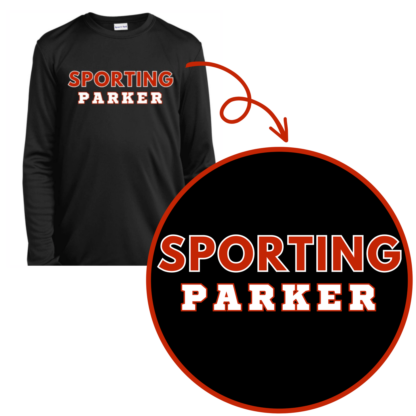 Sporting Parker- Youth Performance T-Shirts