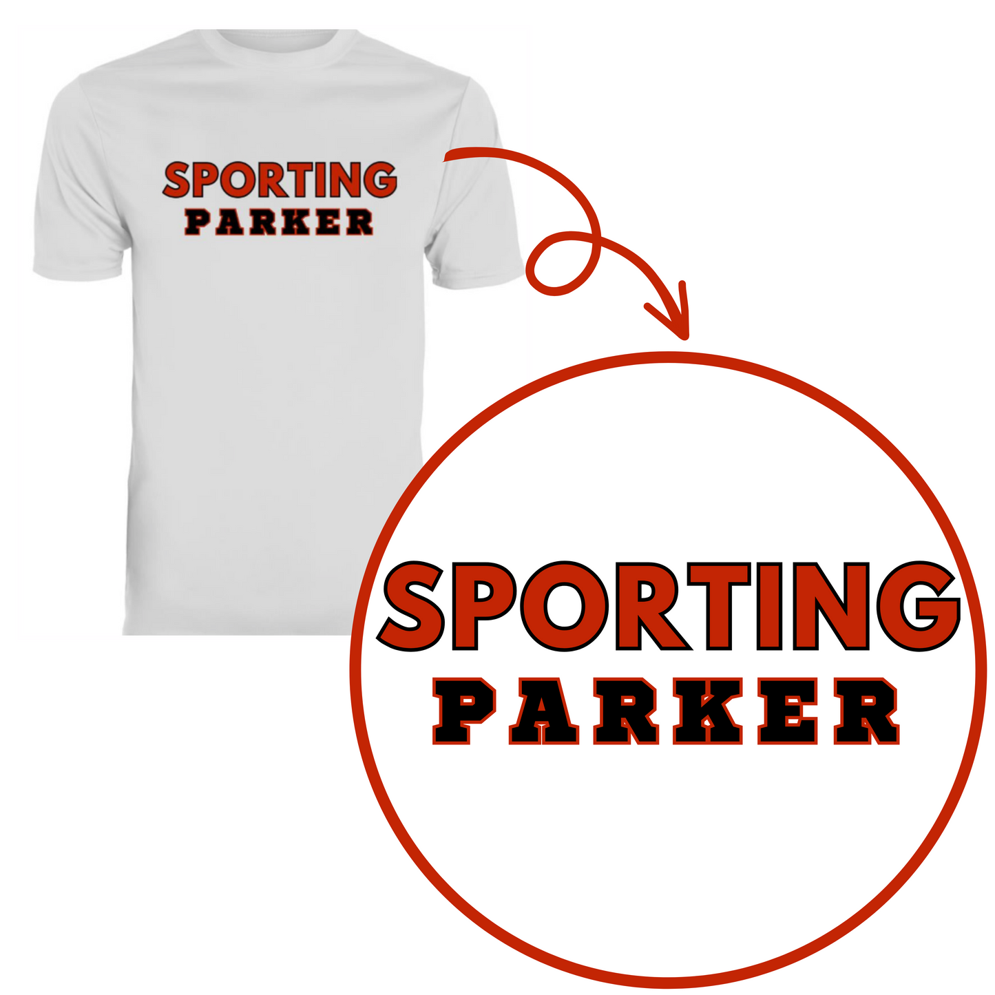 Sporting Parker- Youth Performance T-Shirts