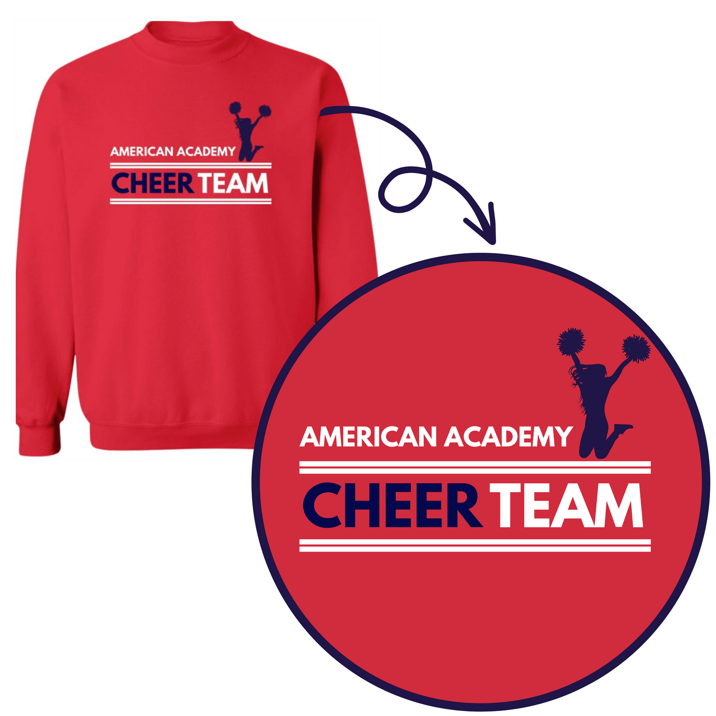 American Academy Cheer Team- Adult Sizes