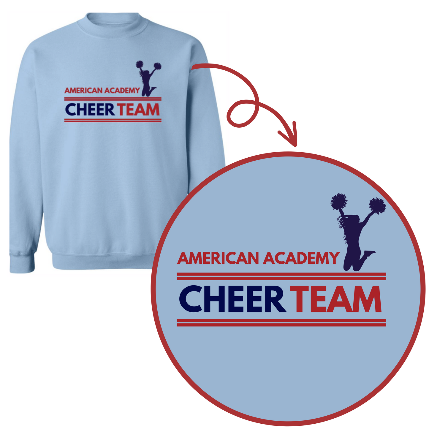 American Academy Cheer Team- Adult Sizes