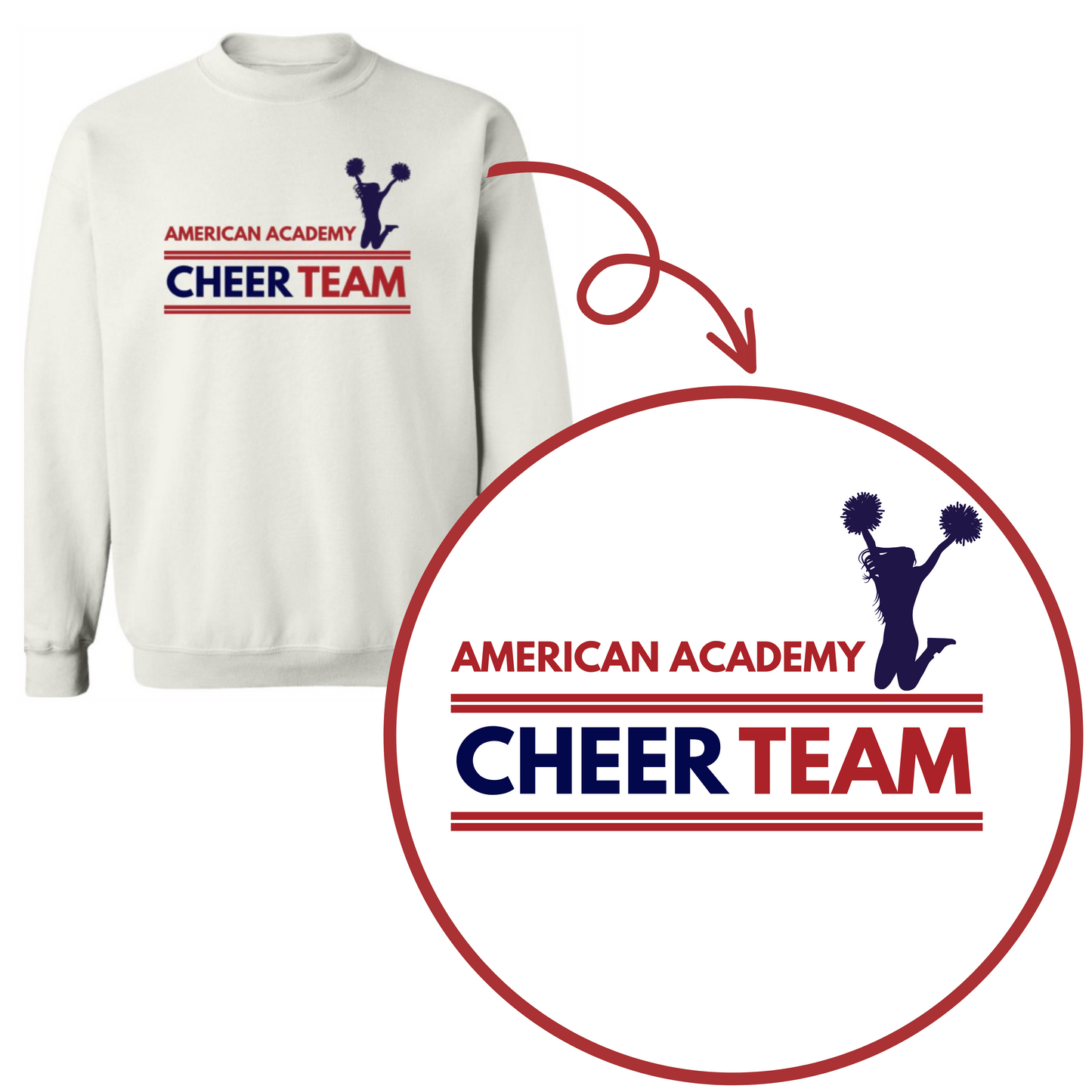 American Academy Cheer Team- Adult Sizes