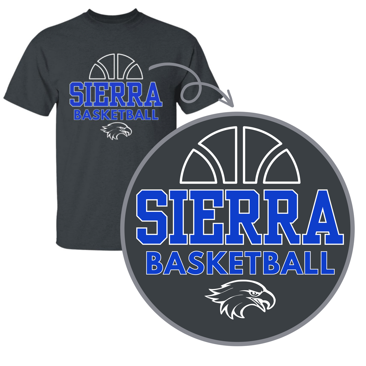 Classic Sierra Basketball T-Shirt