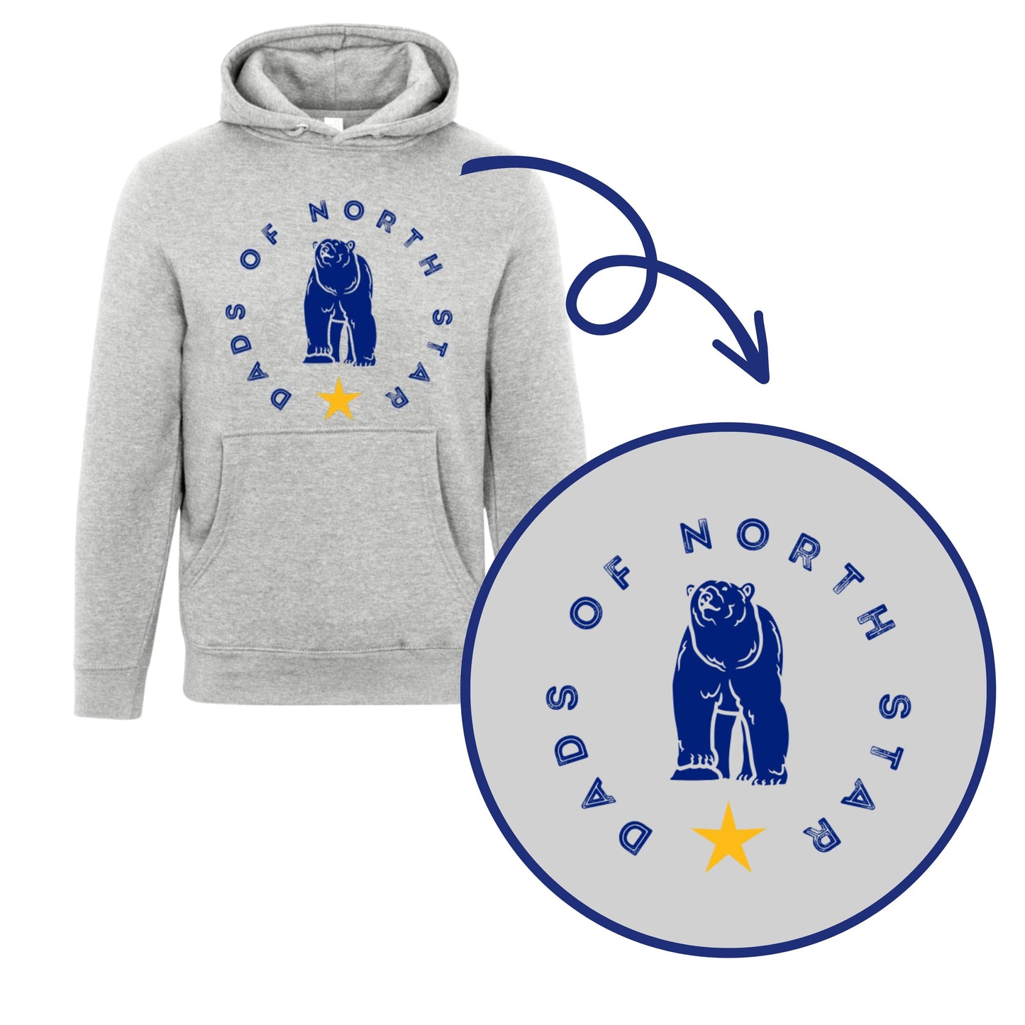 Dads of North Star T-Shirts and Hoodies
