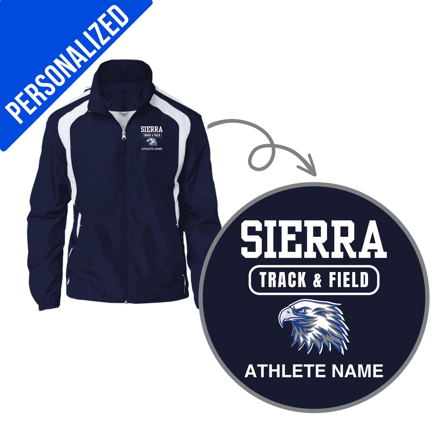 Personalized Windbreaker Jacket or Pants