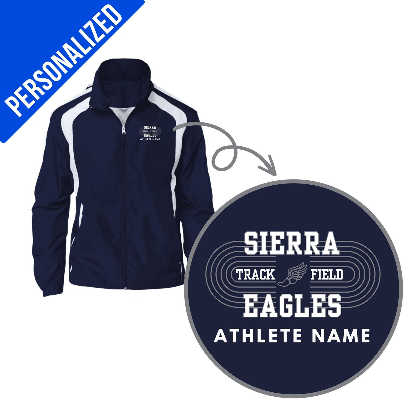 Personalized Windbreaker Jacket or Pants