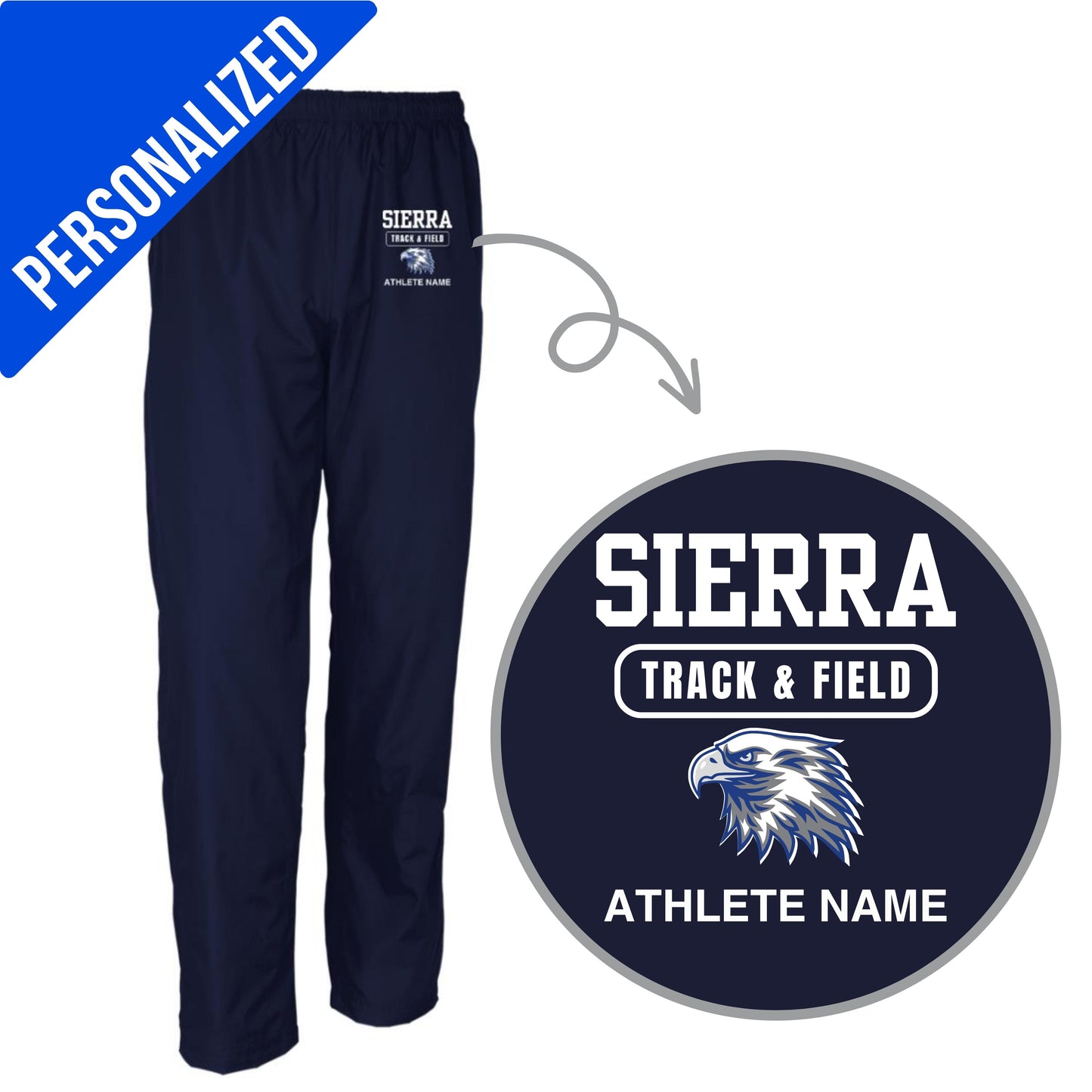 Personalized Windbreaker Jacket or Pants