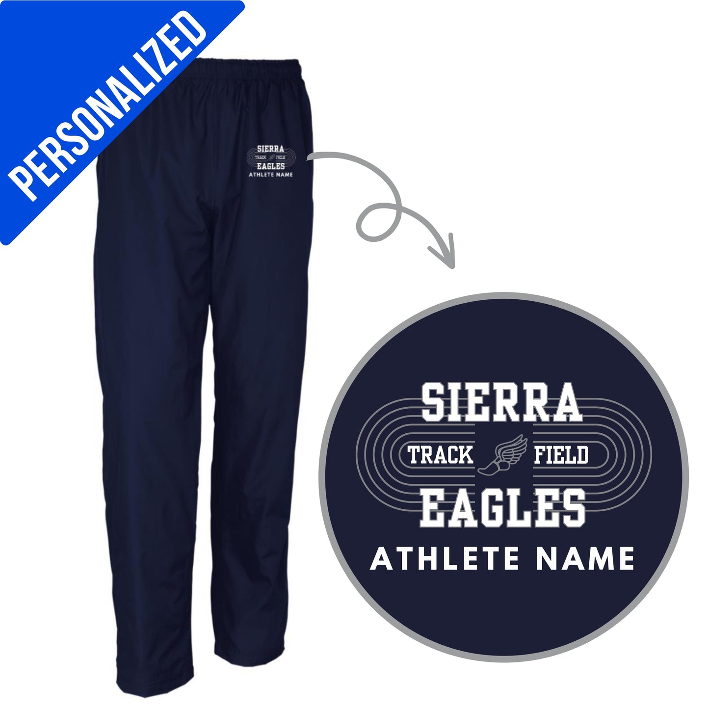 Personalized Windbreaker Jacket or Pants