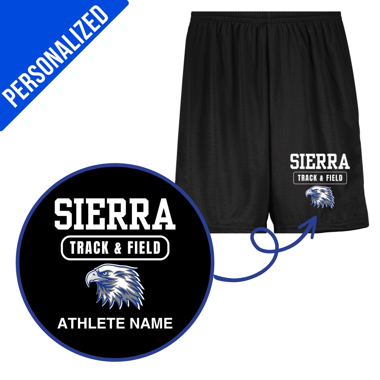 Personalized Eagles Track and Field- Youth