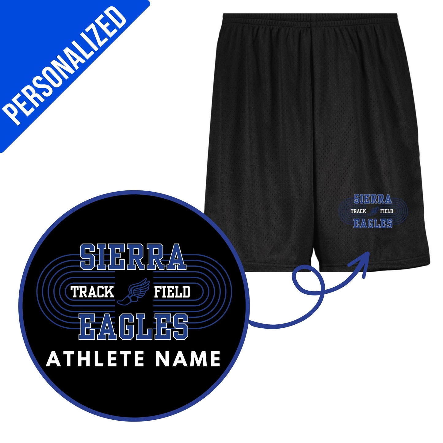 Personalized Sierra Track and Field- Youth