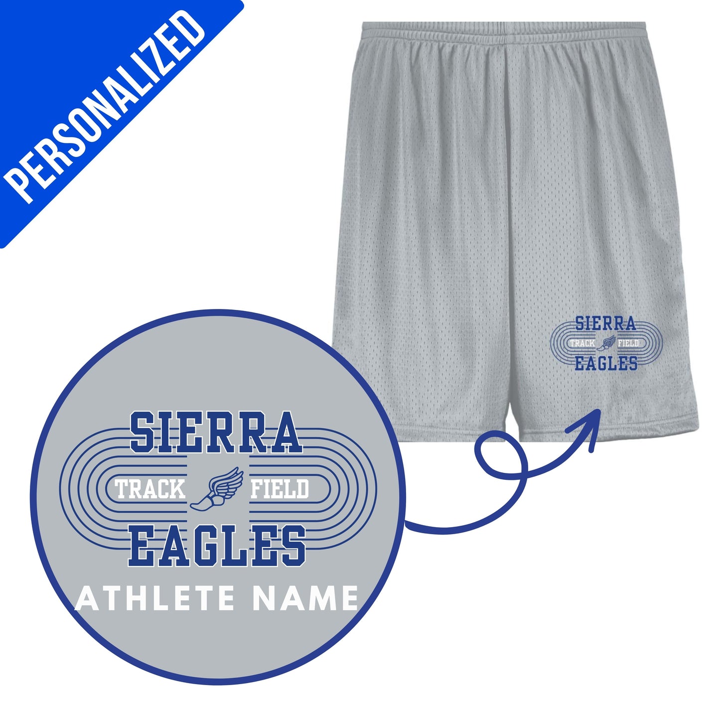 Personalized Sierra Track and Field- Youth