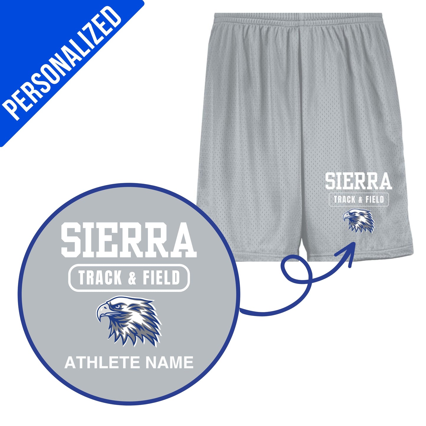 Personalized Eagles Track and Field- Youth