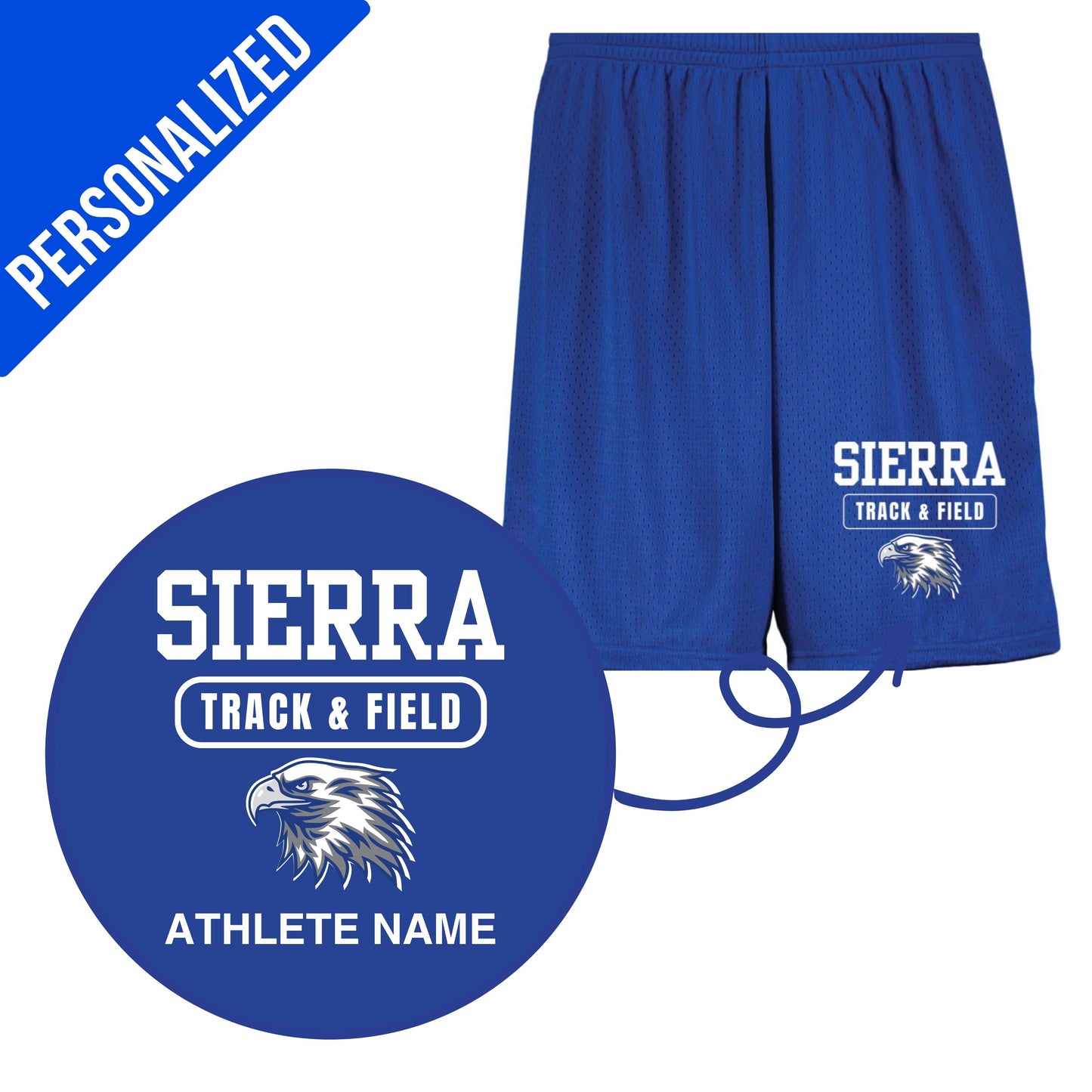 Personalized Eagles Track and Field- Youth