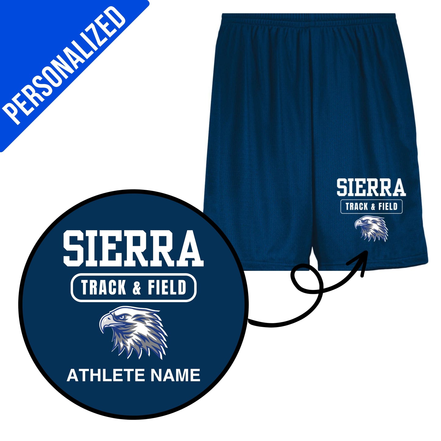 Personalized Eagles Track and Field- Youth