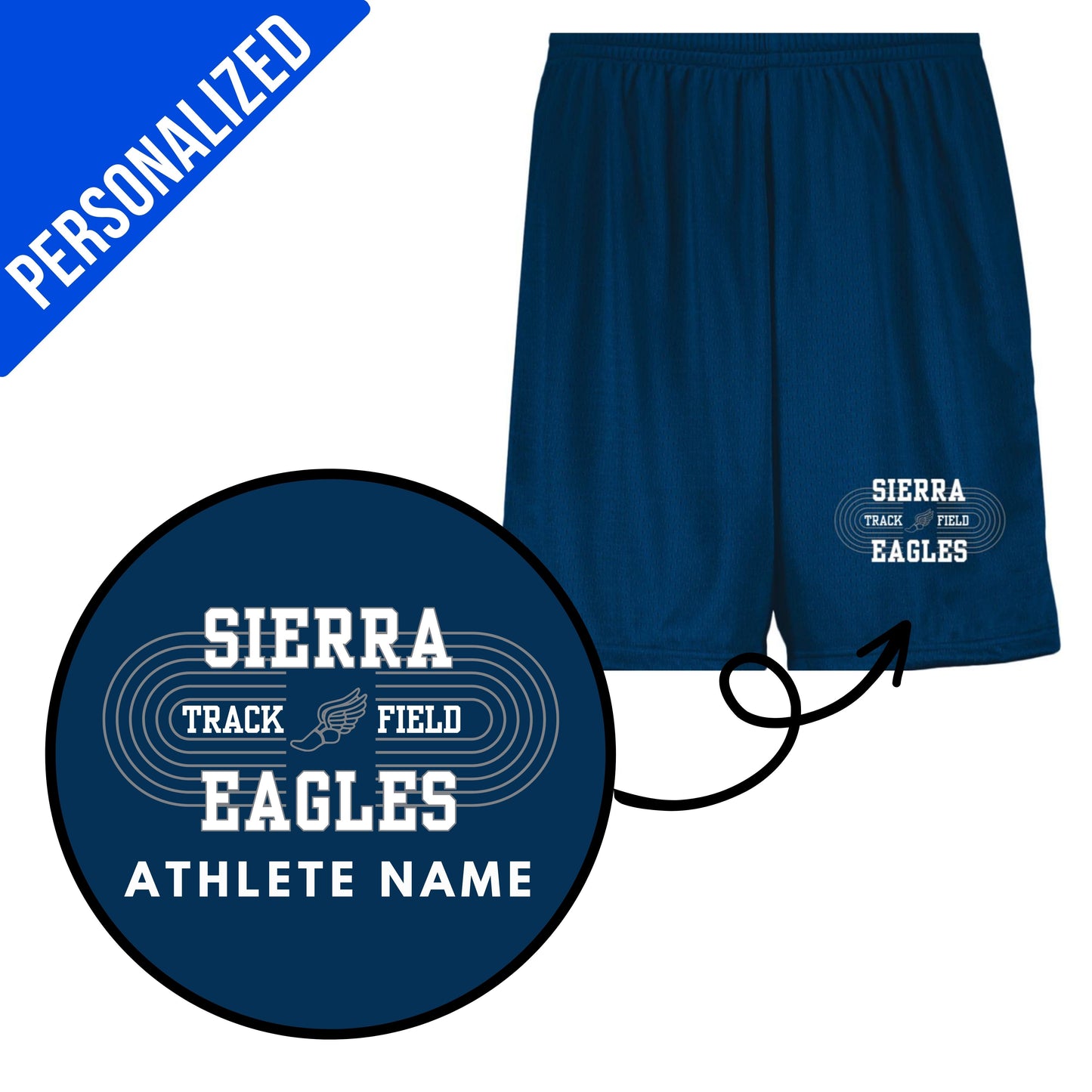 Personalized Sierra Track and Field- Youth