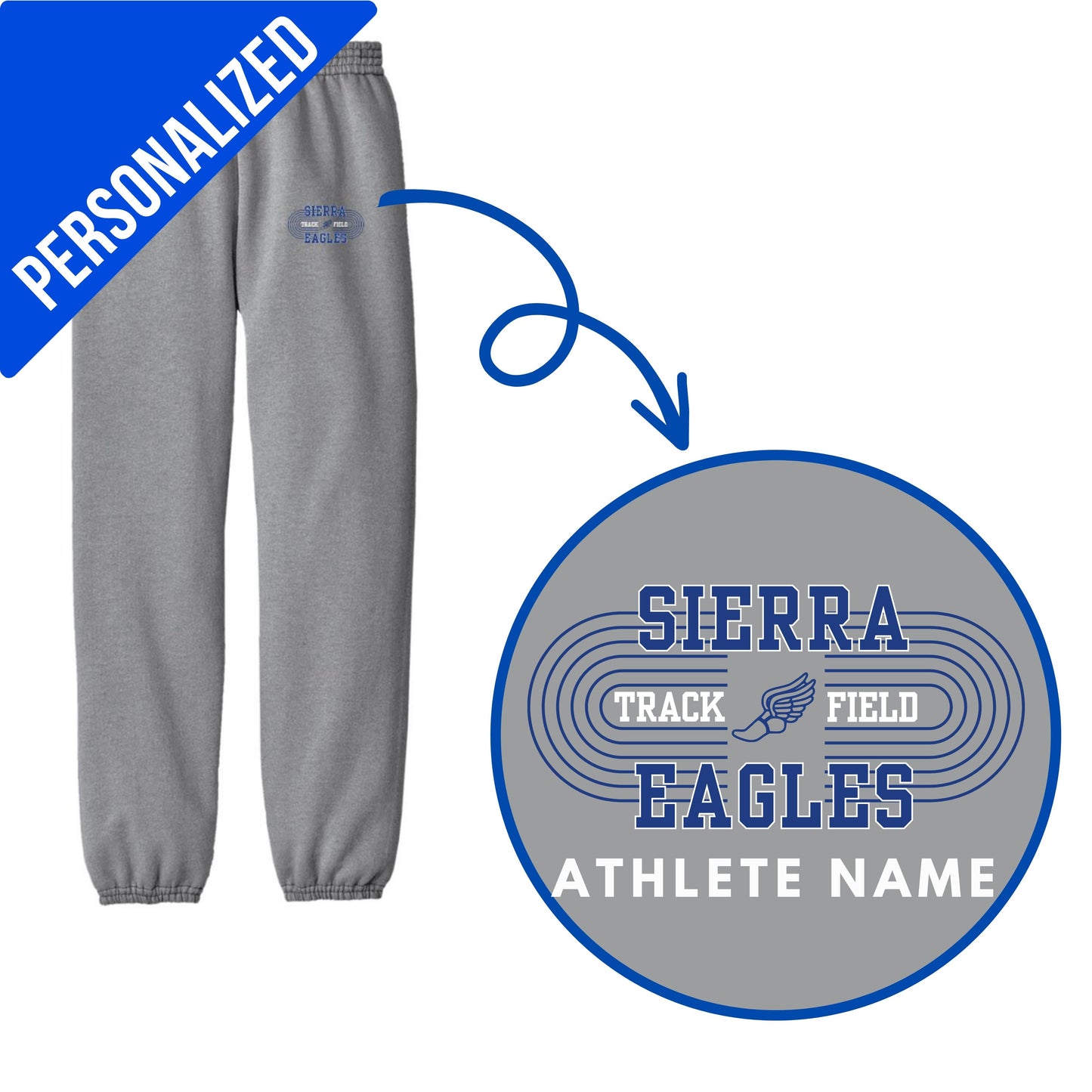 Personalized Sierra Track and Field- Youth