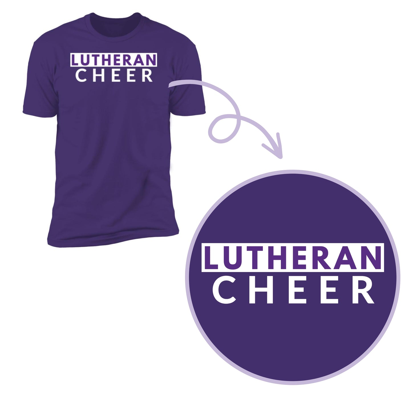 LUHI Cheer on Purple