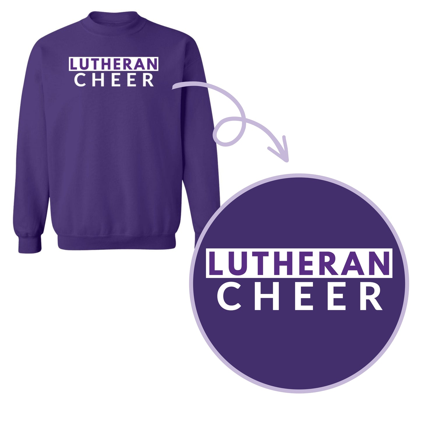 LUHI Cheer on Purple