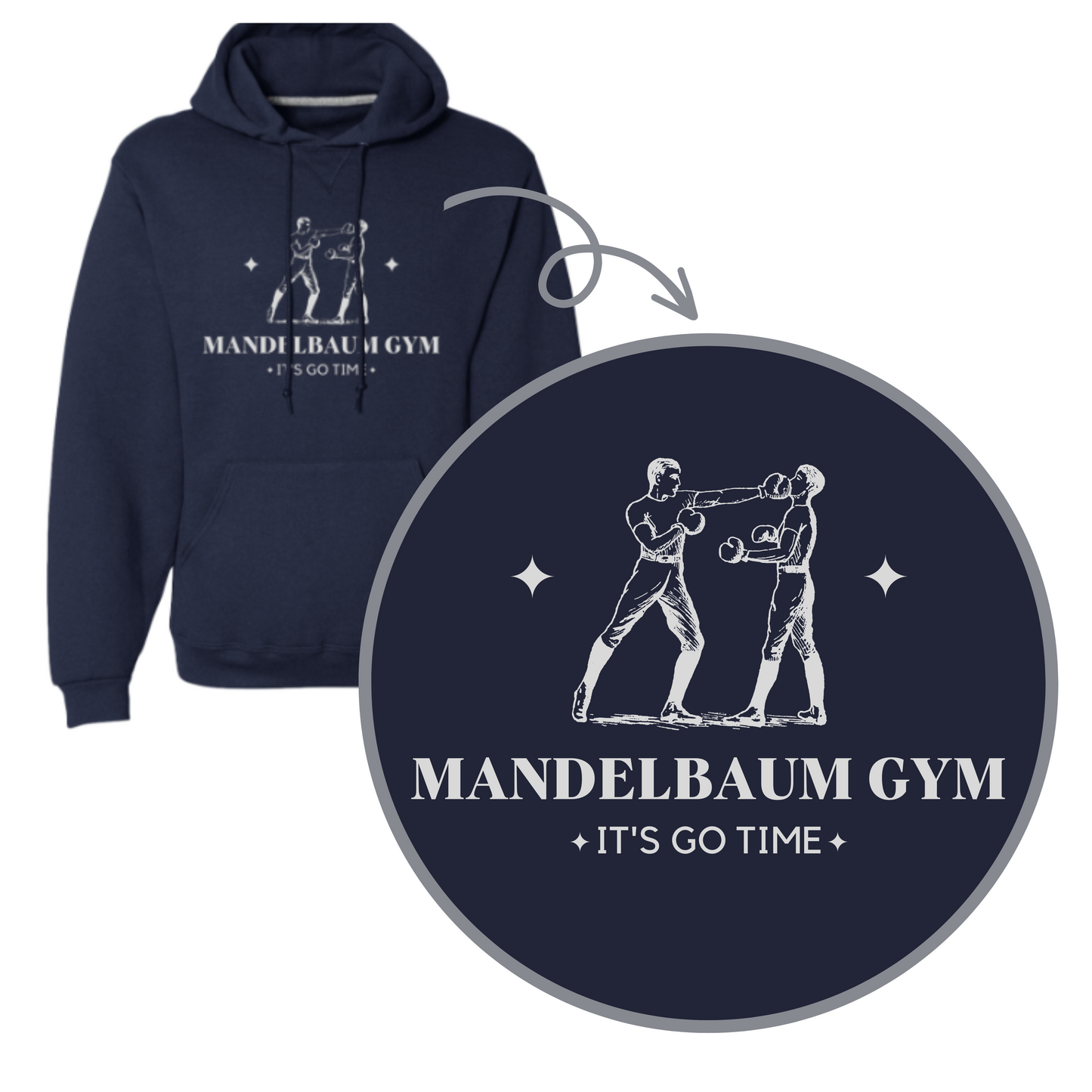 Mandelbaum Gym Performance Hoodie