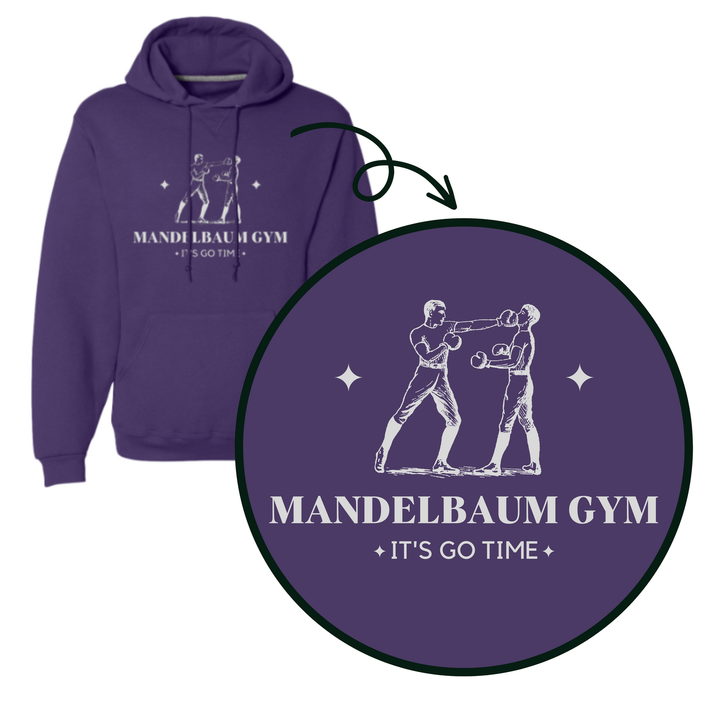 Mandelbaum Gym Performance Hoodie