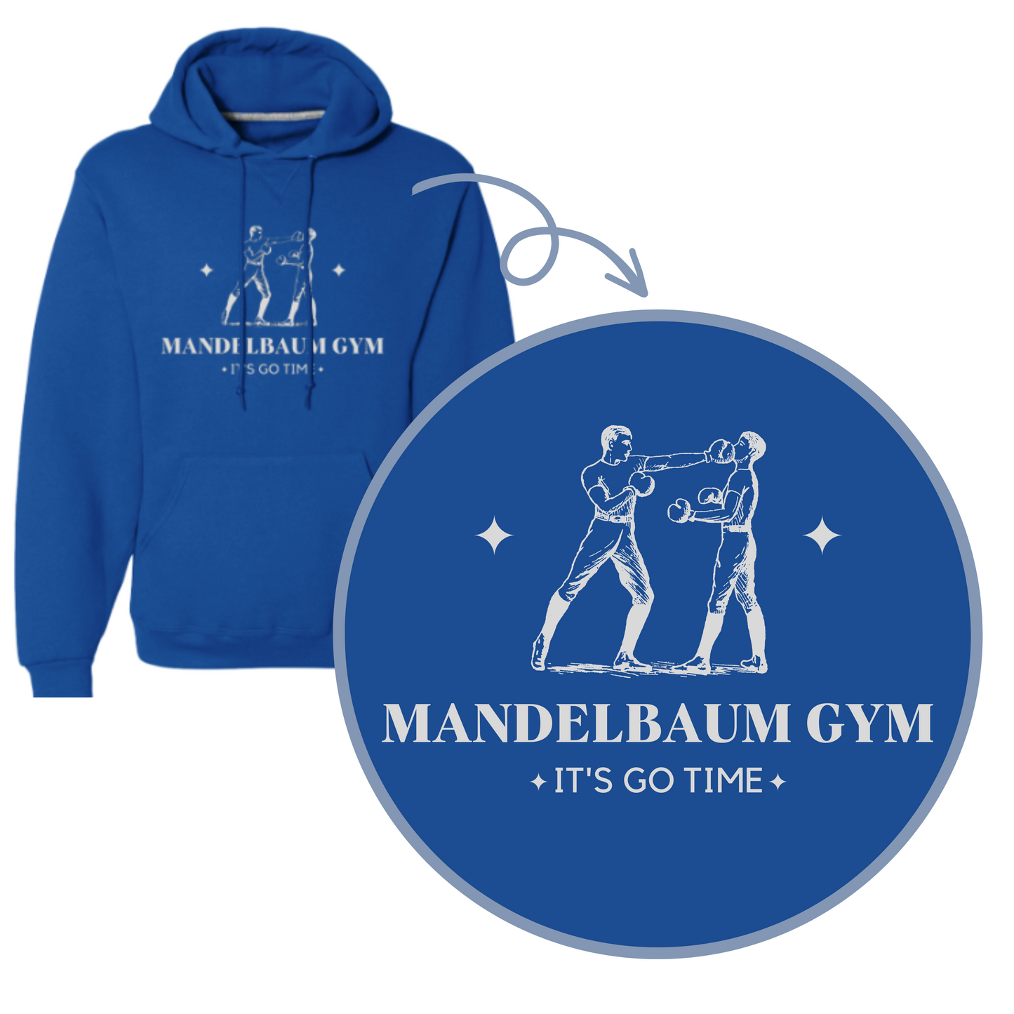 Mandelbaum Gym Performance Hoodie
