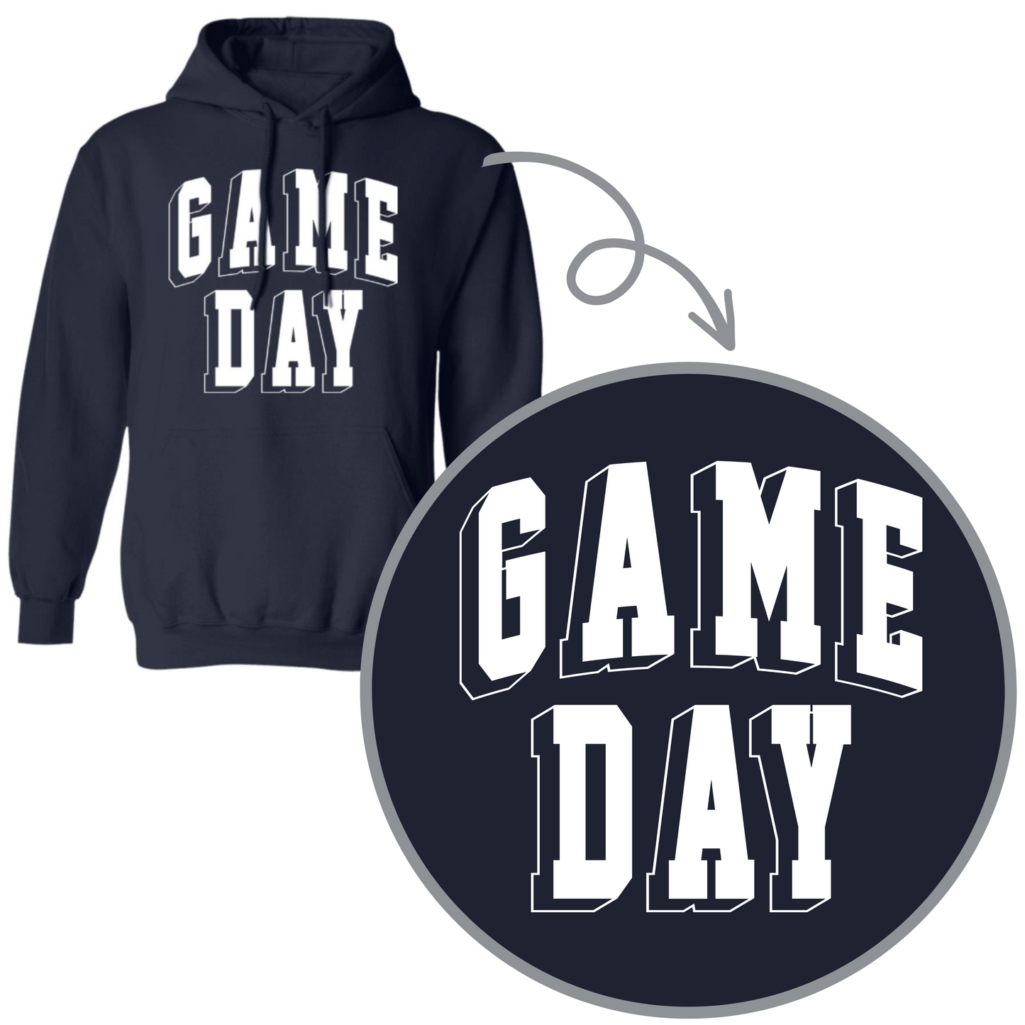 Game Day Hoodie- Adult Utility
