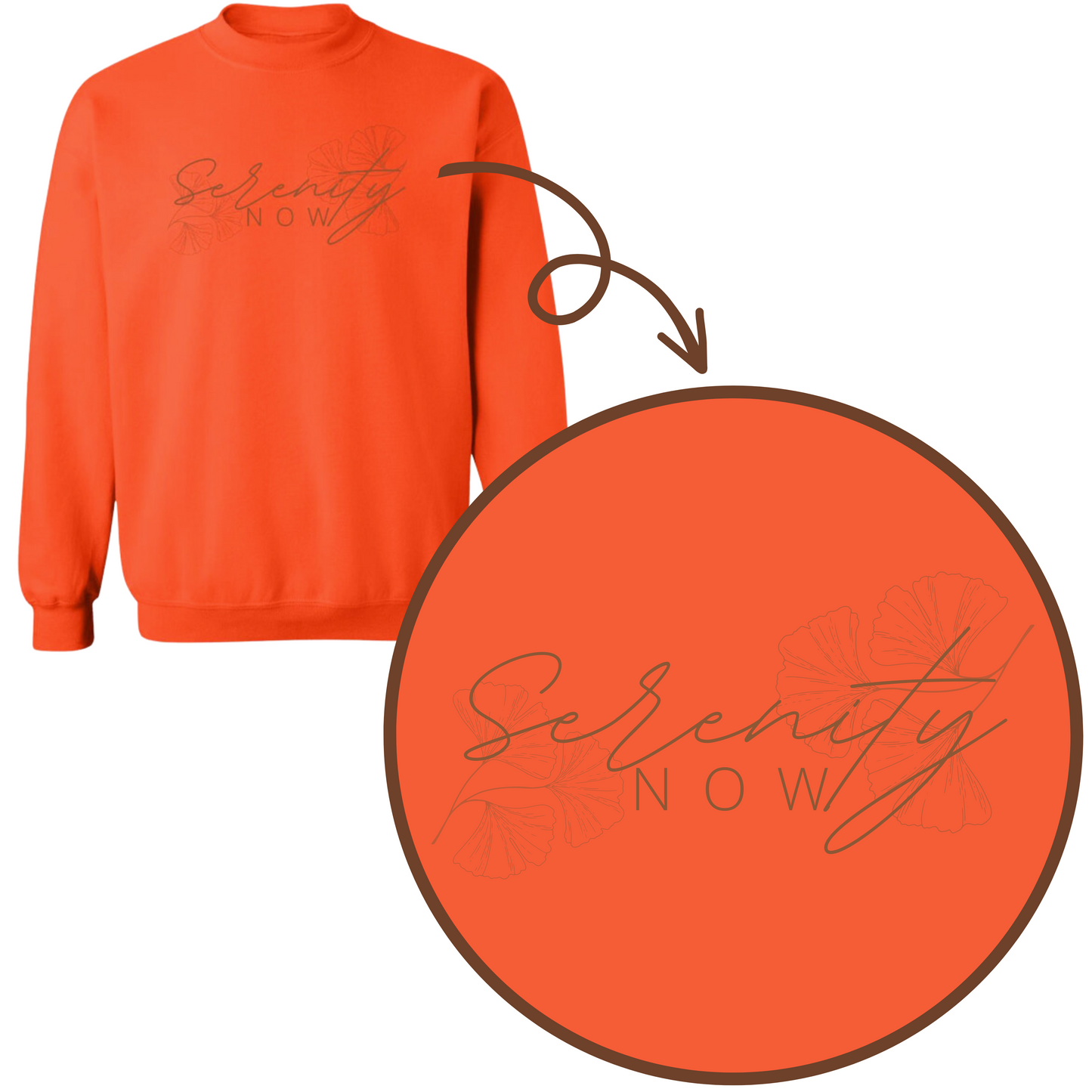 Seinfeld Serenity Now Crewneck