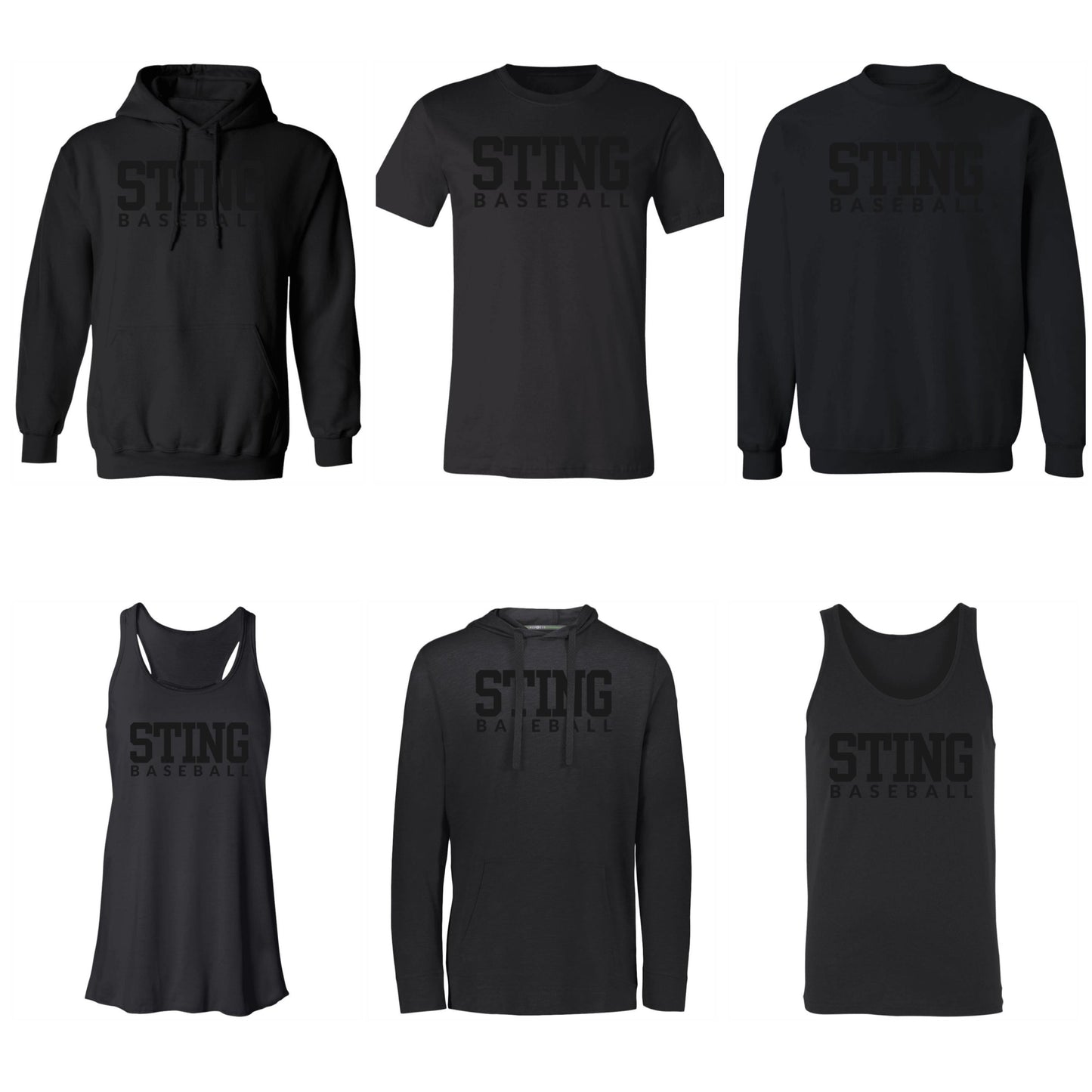 Sting Black on Black- Adult