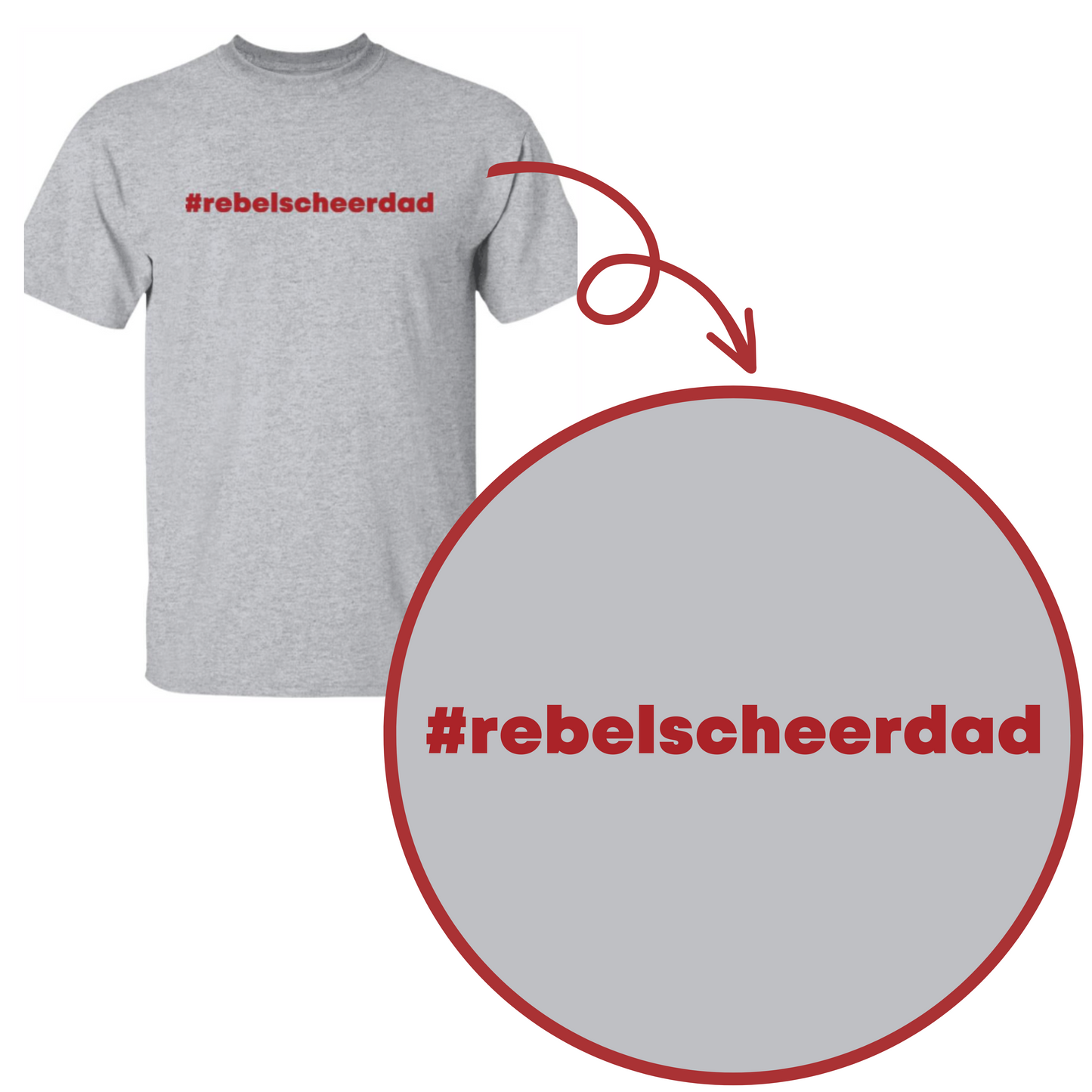 Rebels Cheer Dad