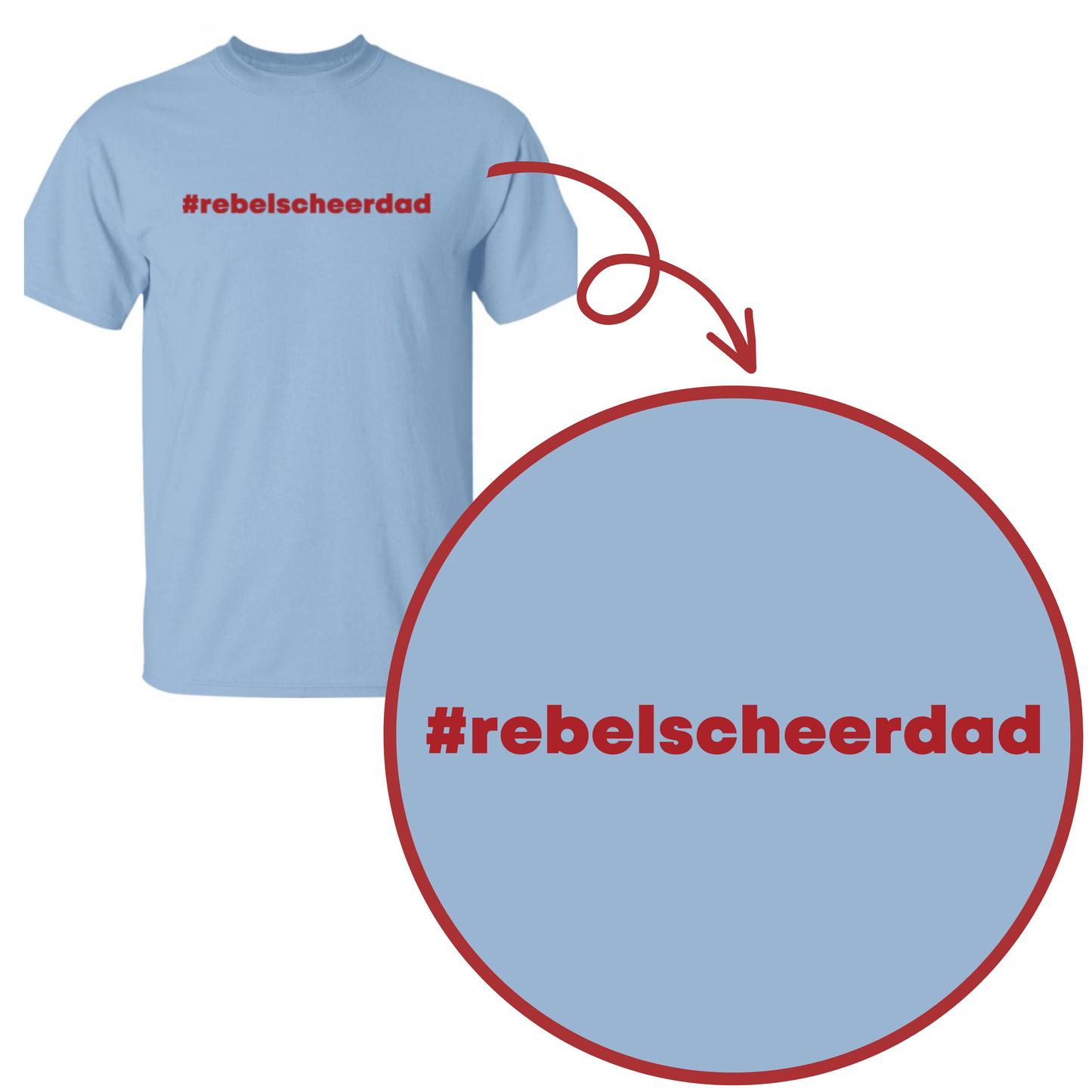 Rebels Cheer Dad