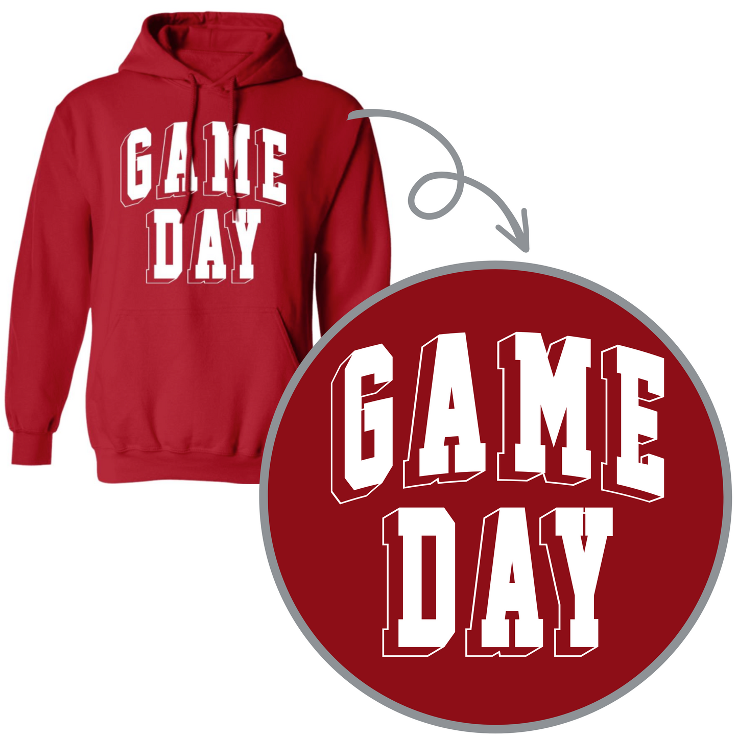 Game Day Hoodie- Adult Utility