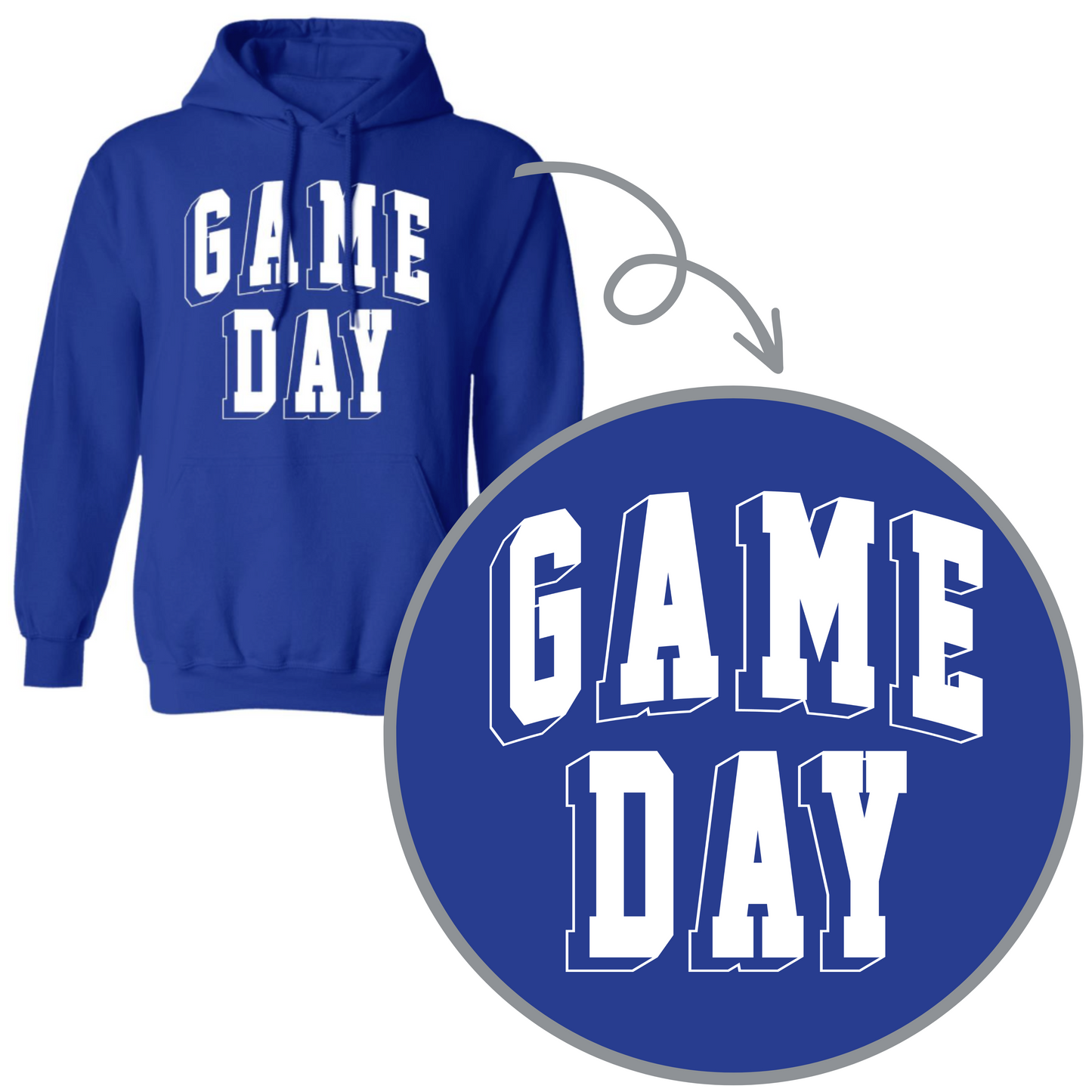 Game Day Hoodie- Adult Utility