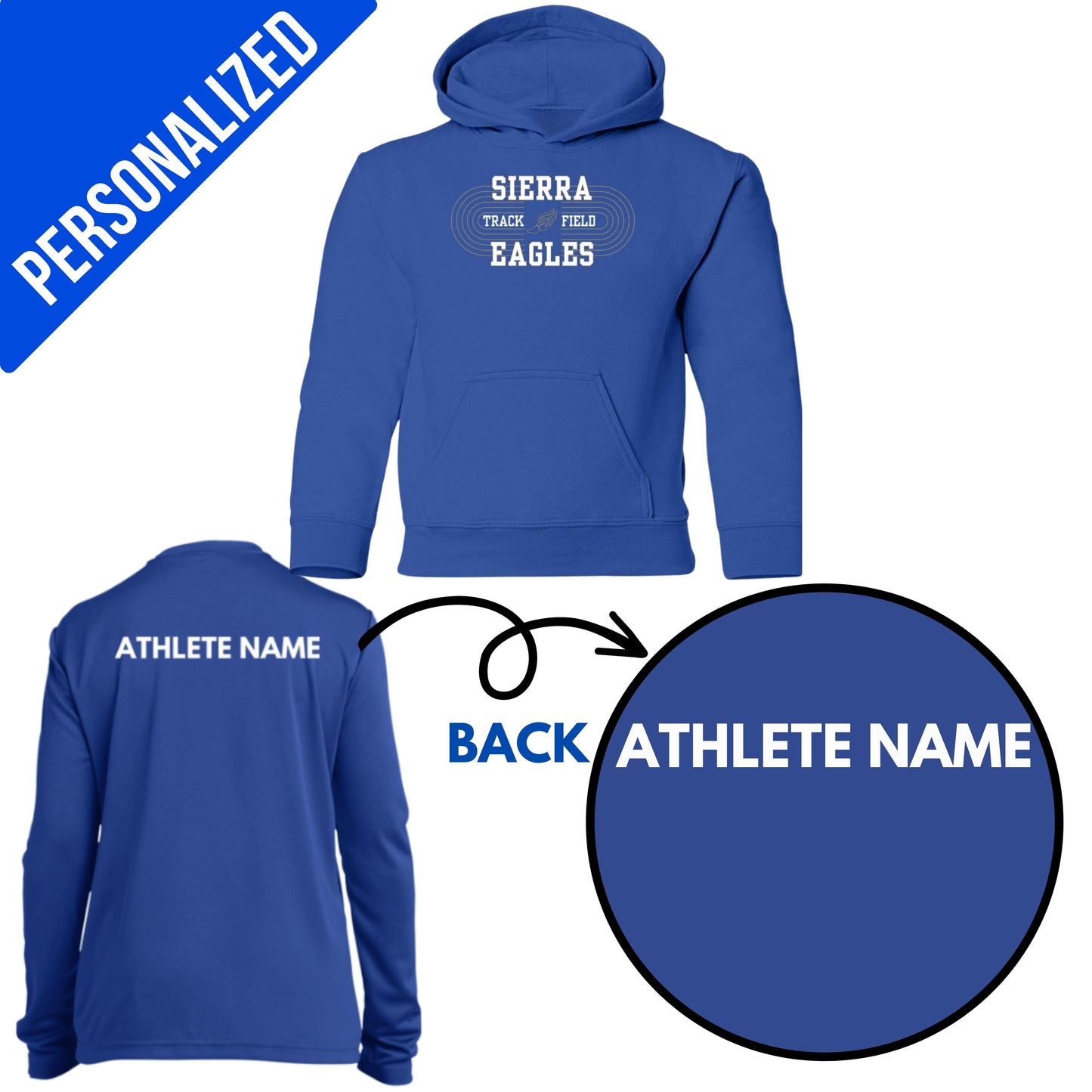 Personalized Sierra Track and Field- Youth