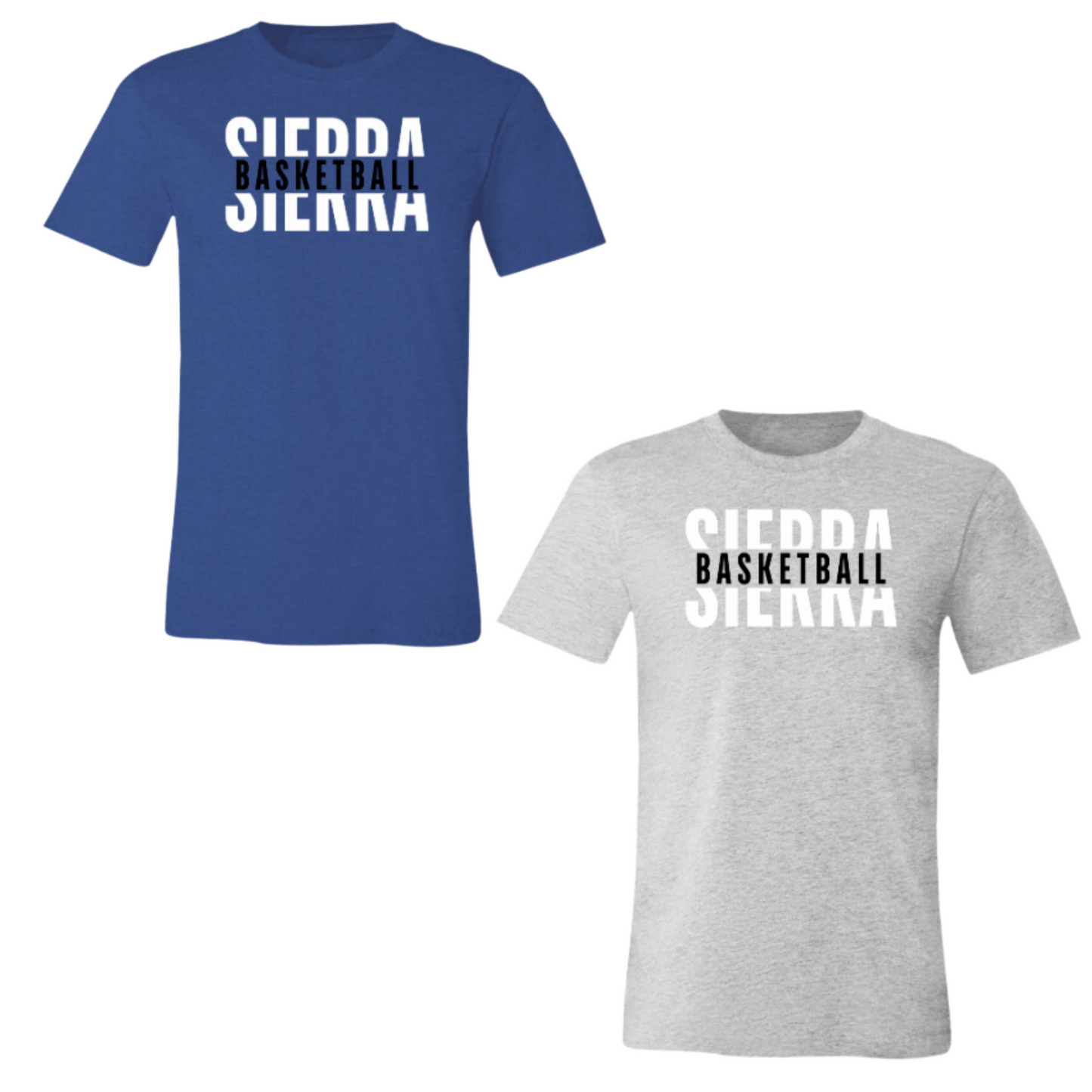 Sierra Basketball Sandwich Adult Comfy T-Shirt