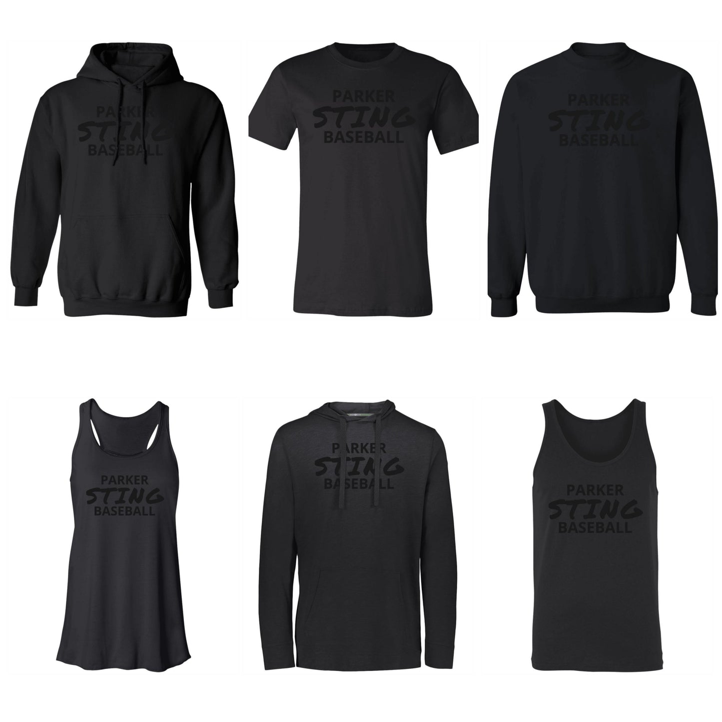 Sting Black on Black Line Up- Adult