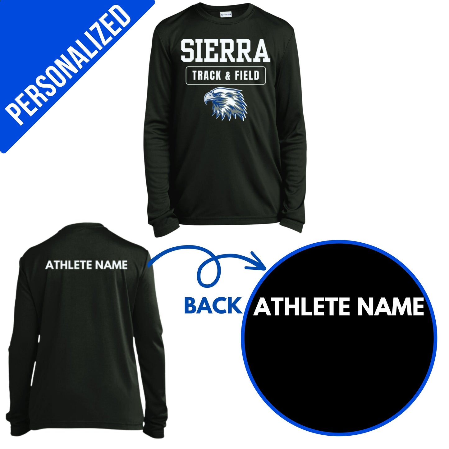 Personalized Eagles Track and Field- Youth