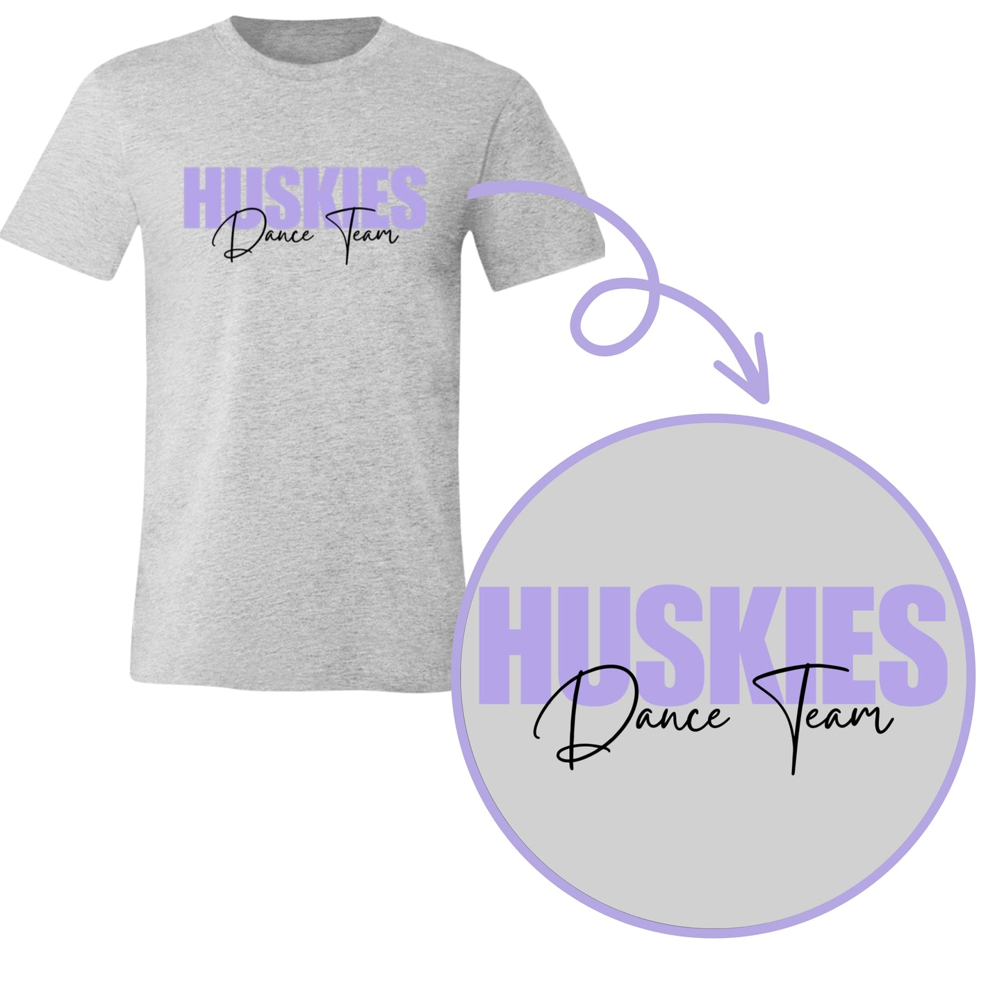 Huskies Dance Team Comfy T-Shirt