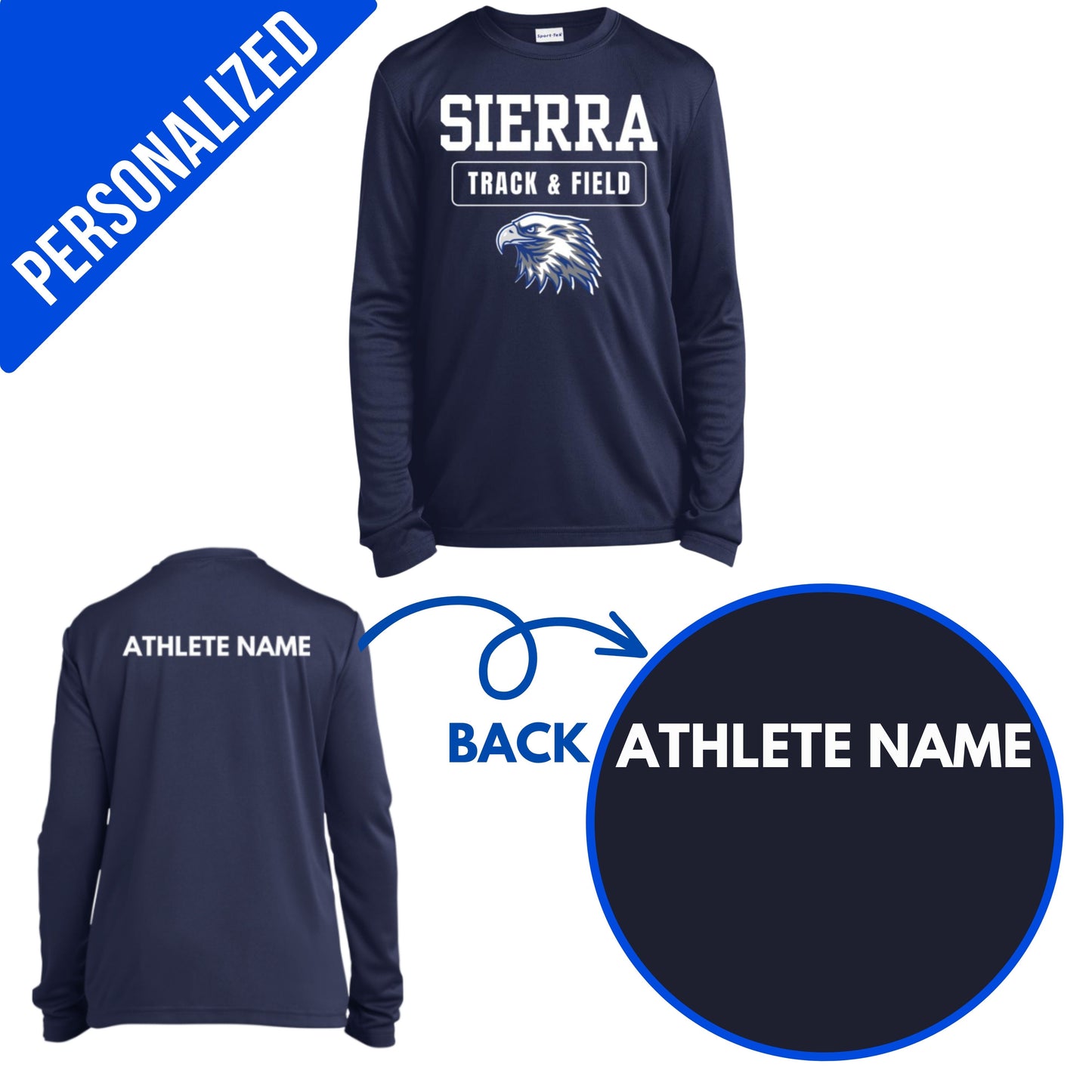 Personalized Eagles Track and Field- Youth