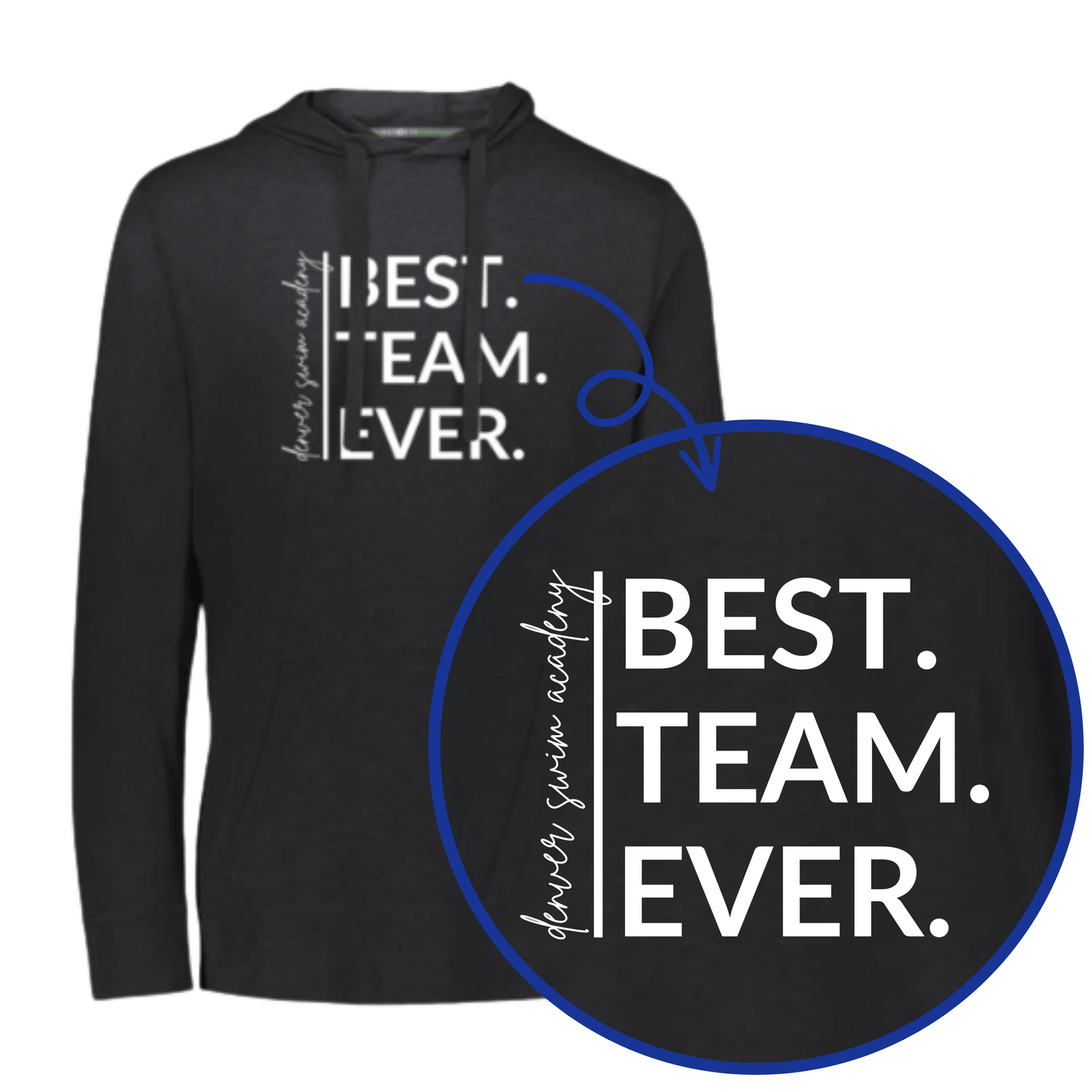 Best Team Ever Eco T-Shirt Hoodie- The Comfy
