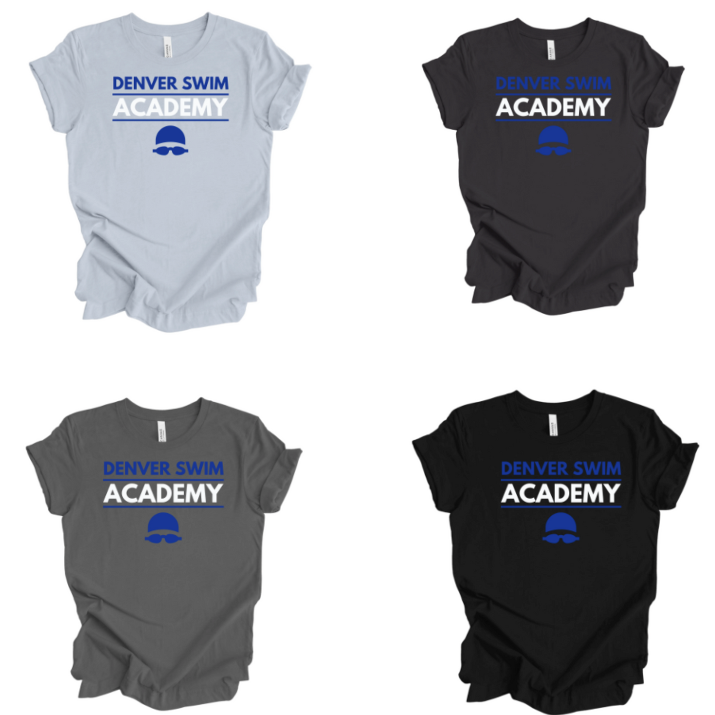 Denver Swim Academy Swim Cap & Goggles- The Comfy