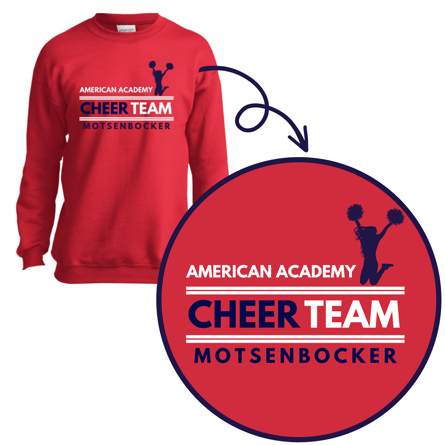 American Academy Cheer Team- Youth Sizes