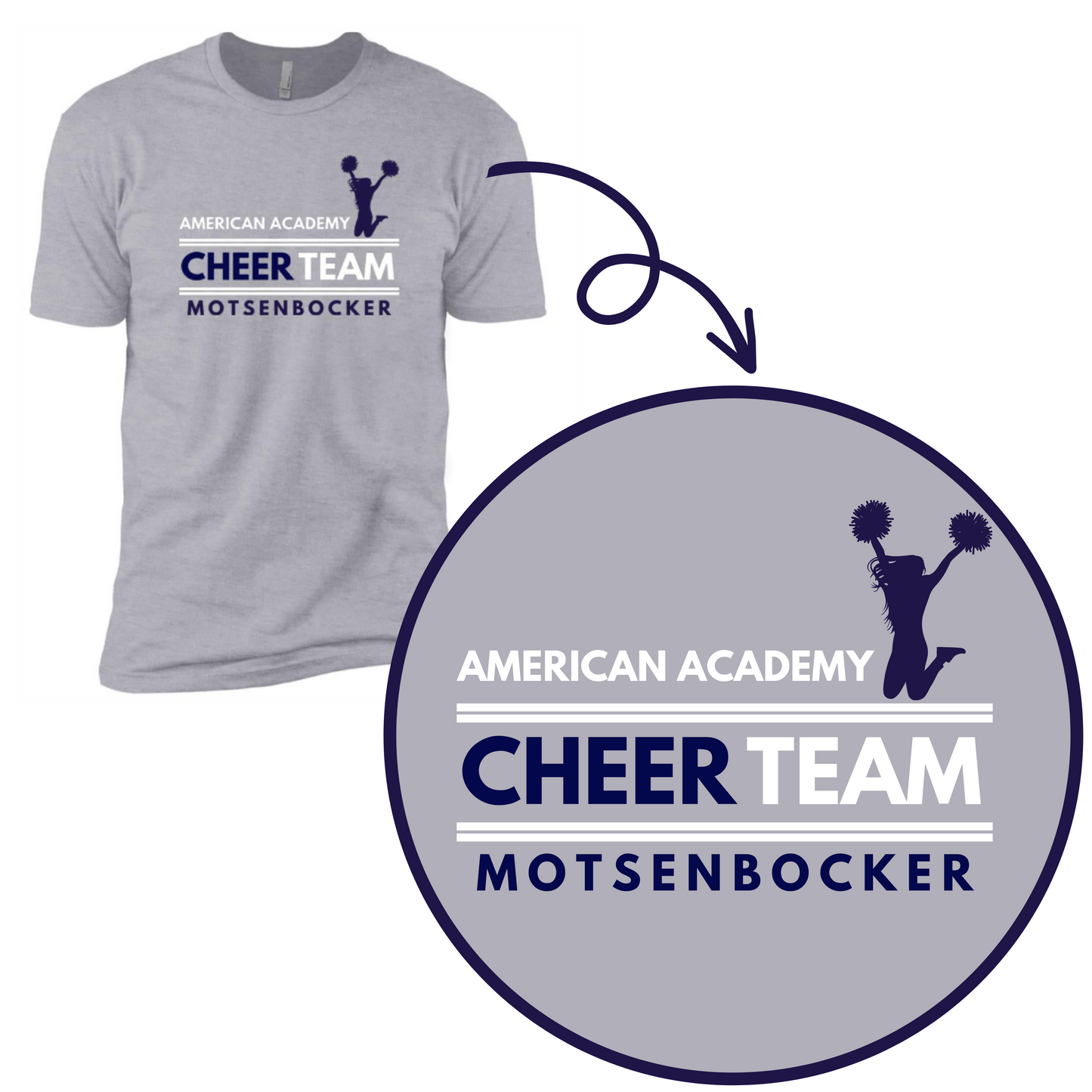 American Academy Cheer Team- Youth Sizes