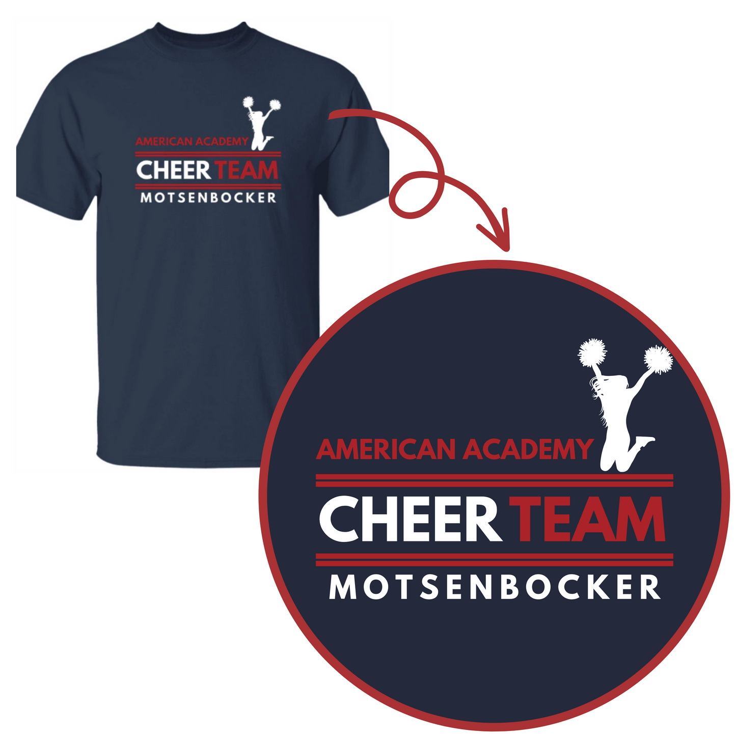 American Academy Cheer Team- Youth Sizes