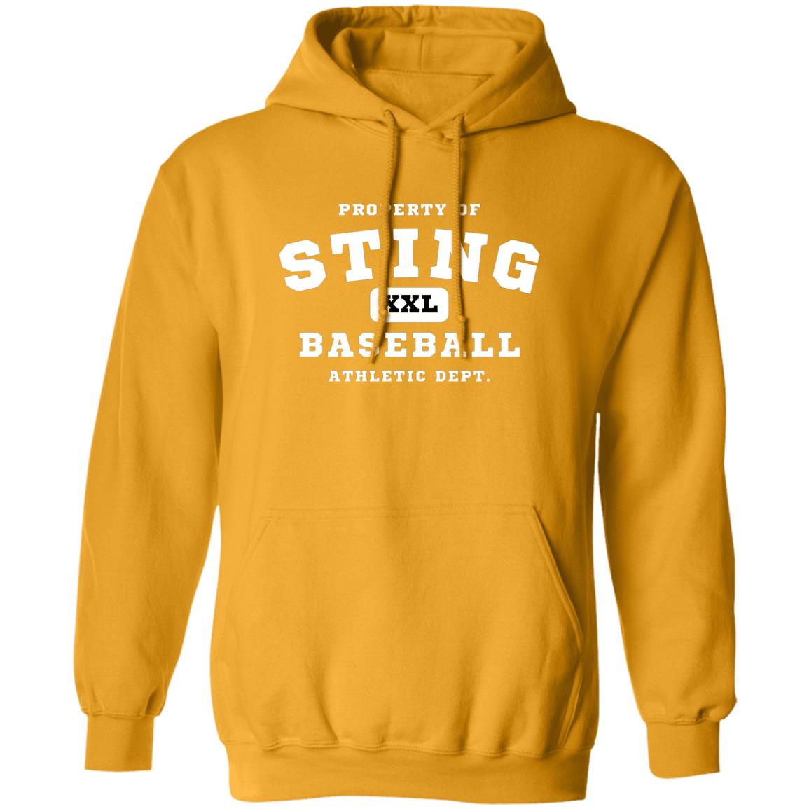 Sting Athletic Department- Adult White Font Hoodie