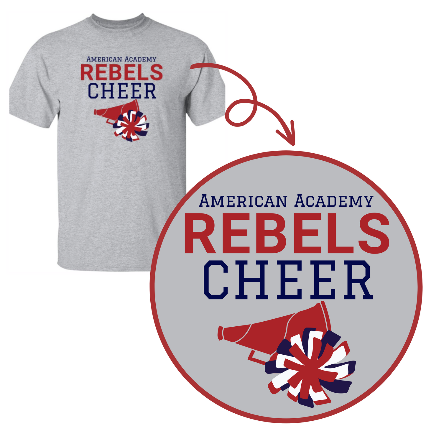 Rebels Cheer Team- Utility T-Shirts