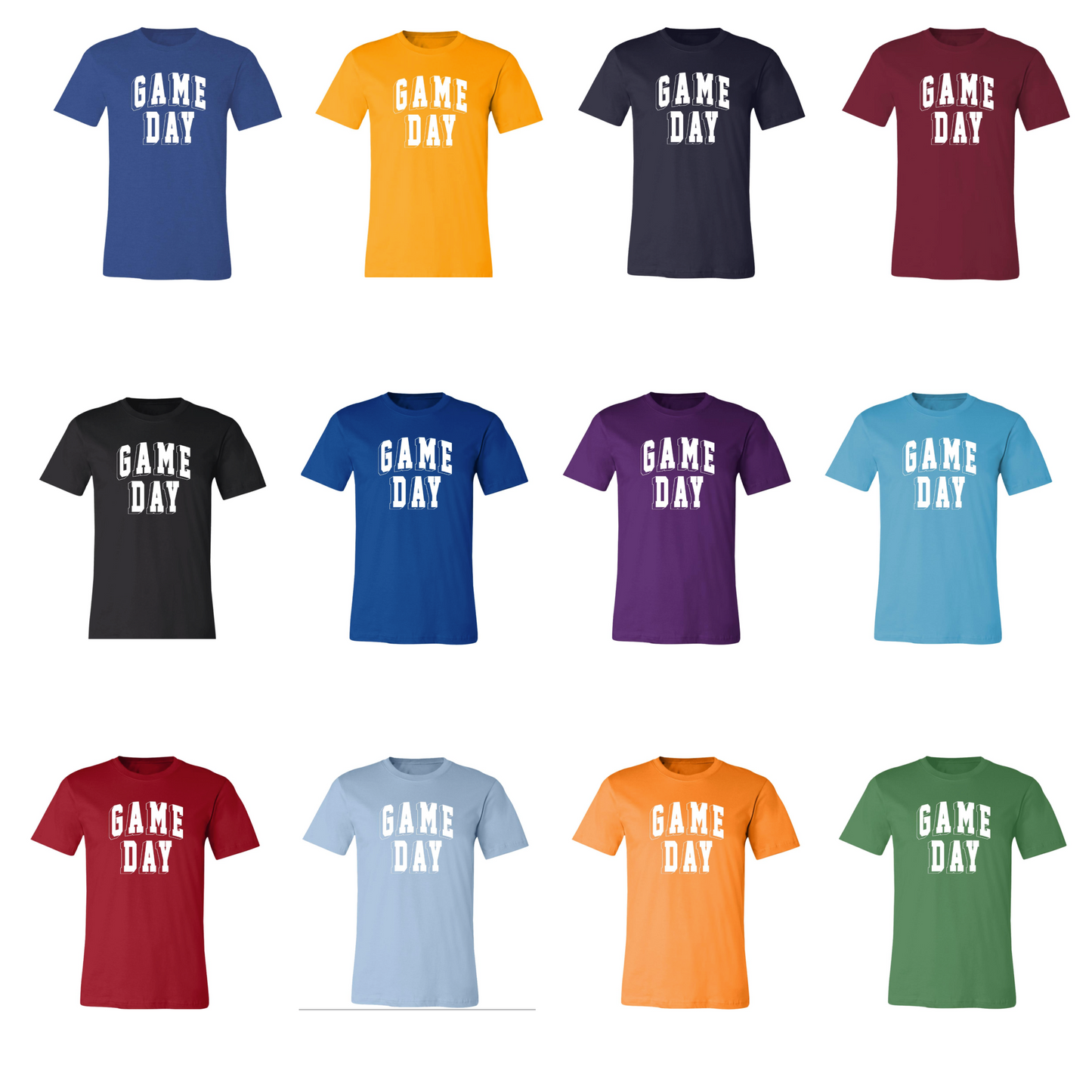 White Game Day- Adult Comfy T-Shirt