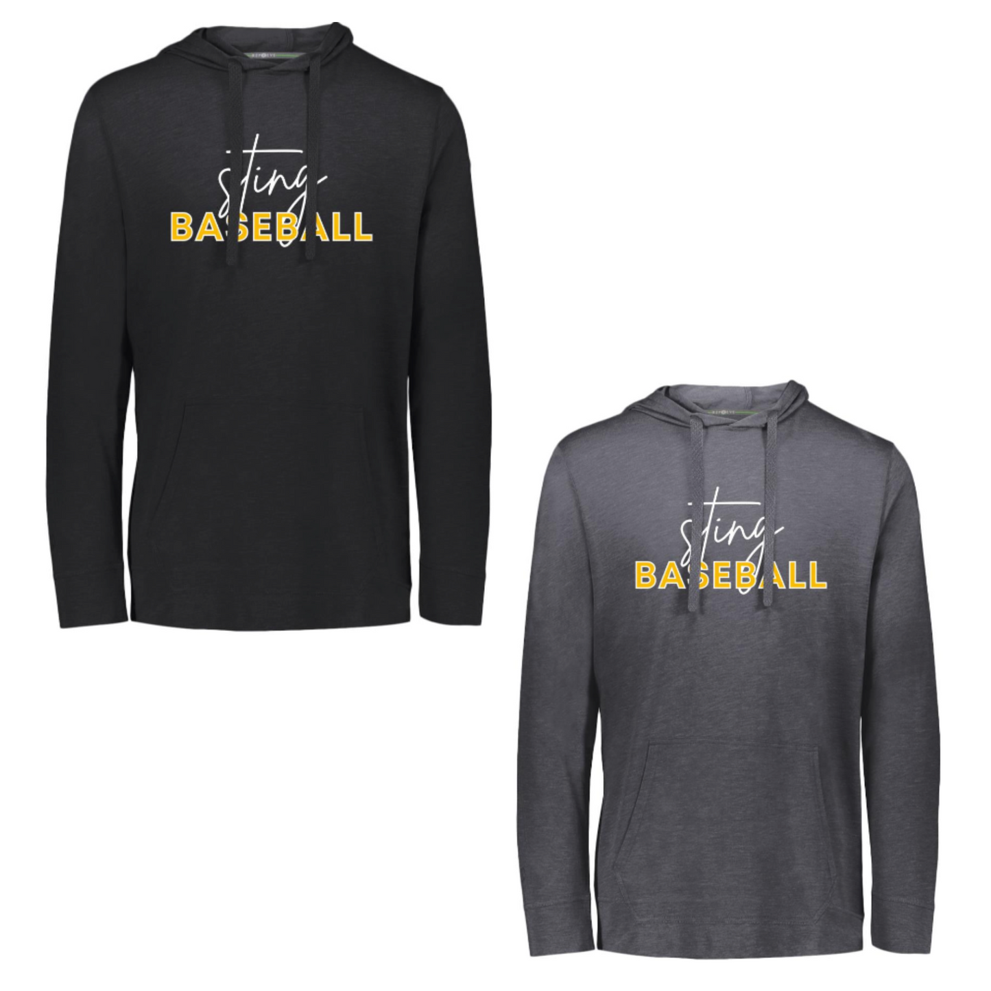 Sting Baseball- Adult ECO Triblend T-Shirt Hoodie