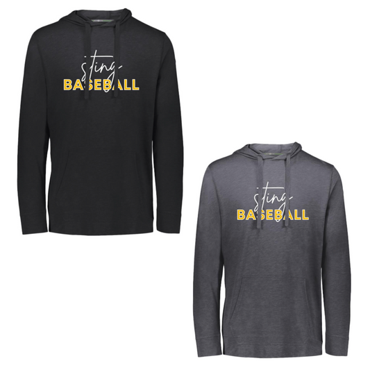 Sting Baseball- Adult ECO Triblend T-Shirt Hoodie