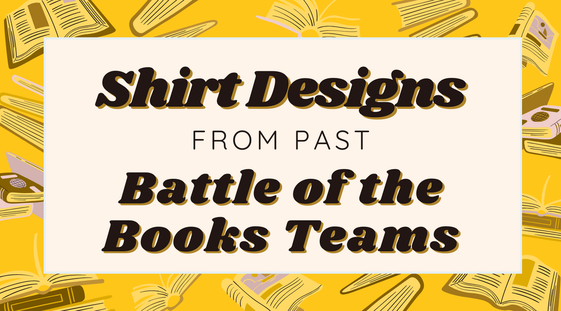 Past Designs of Battle of the Books Teams